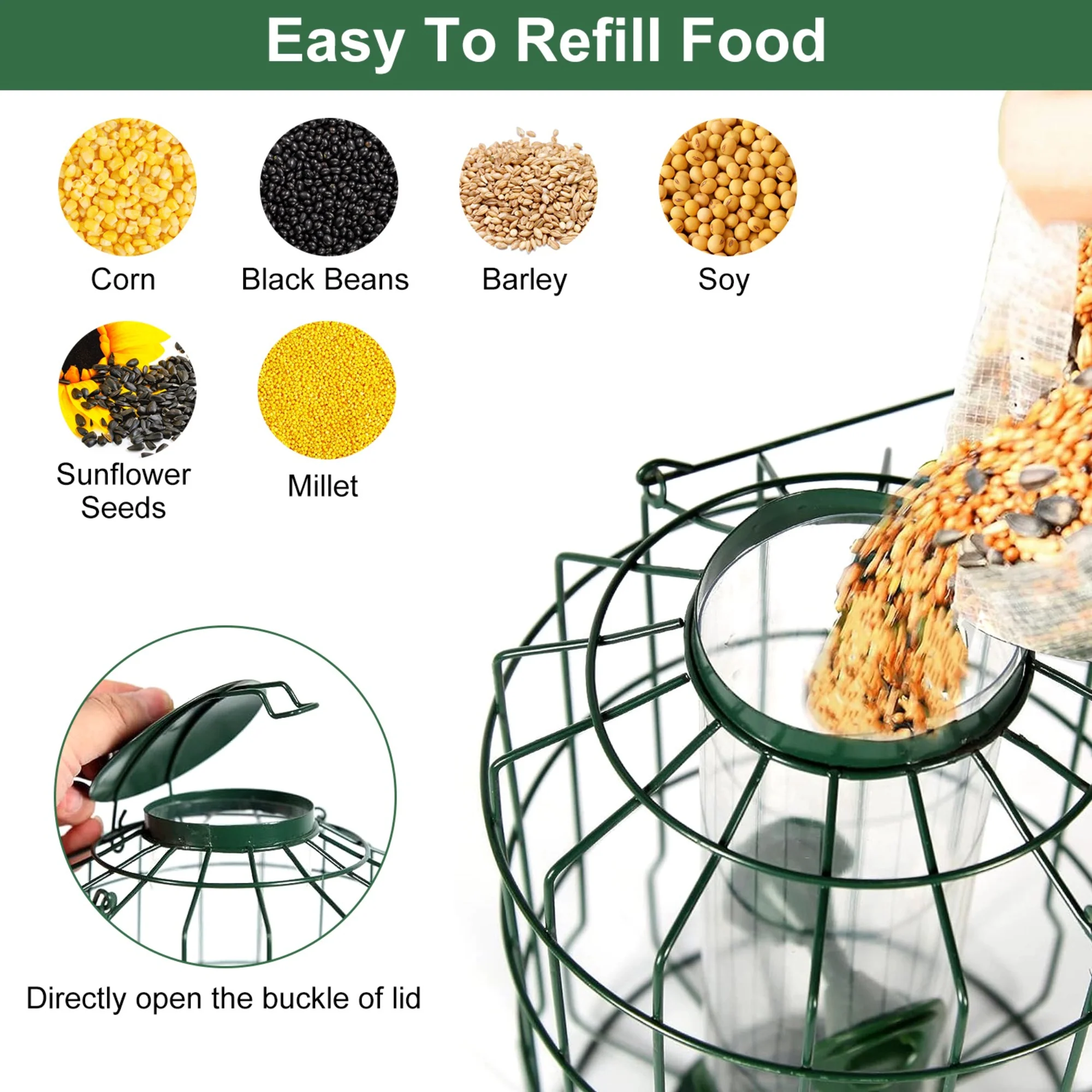 GBruno Outdoor Wild Bird Feeder - Image 3