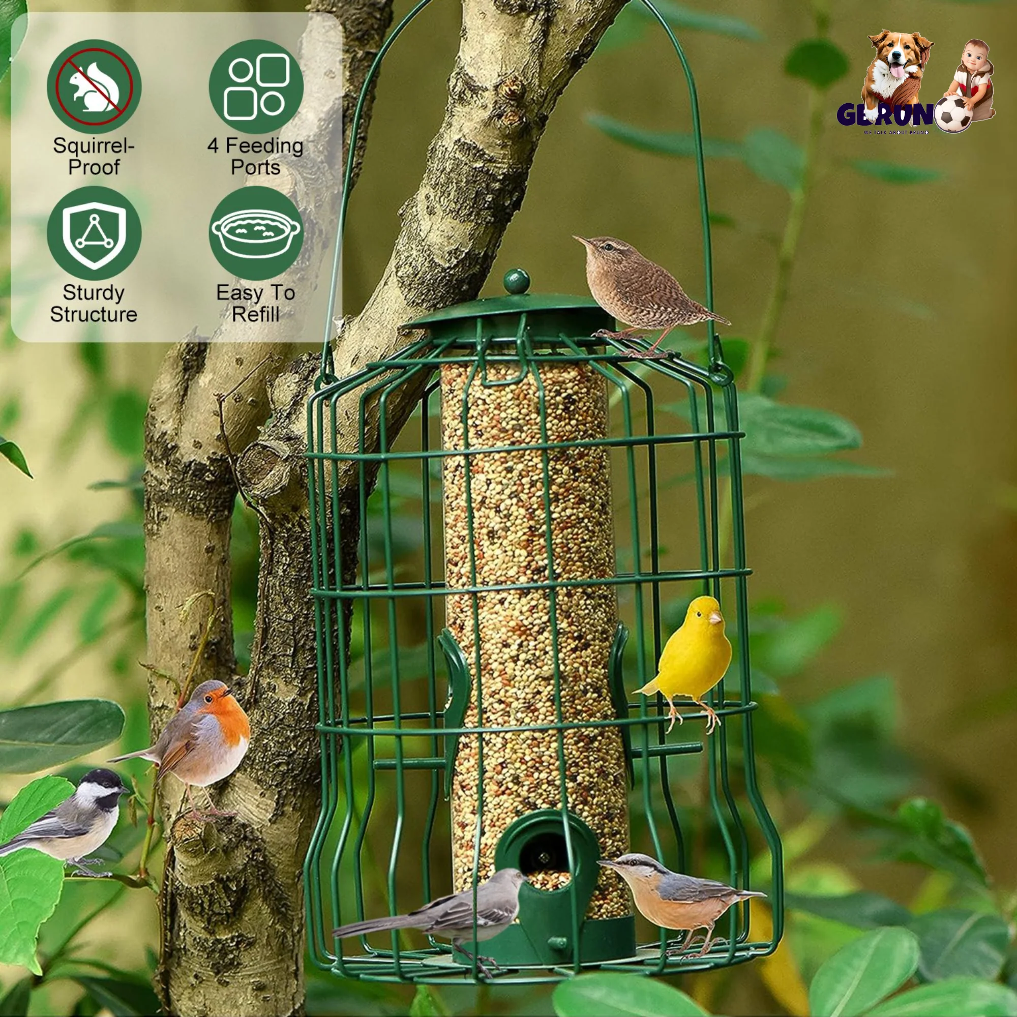 GBruno Outdoor Wild Bird Feeder - Image 4