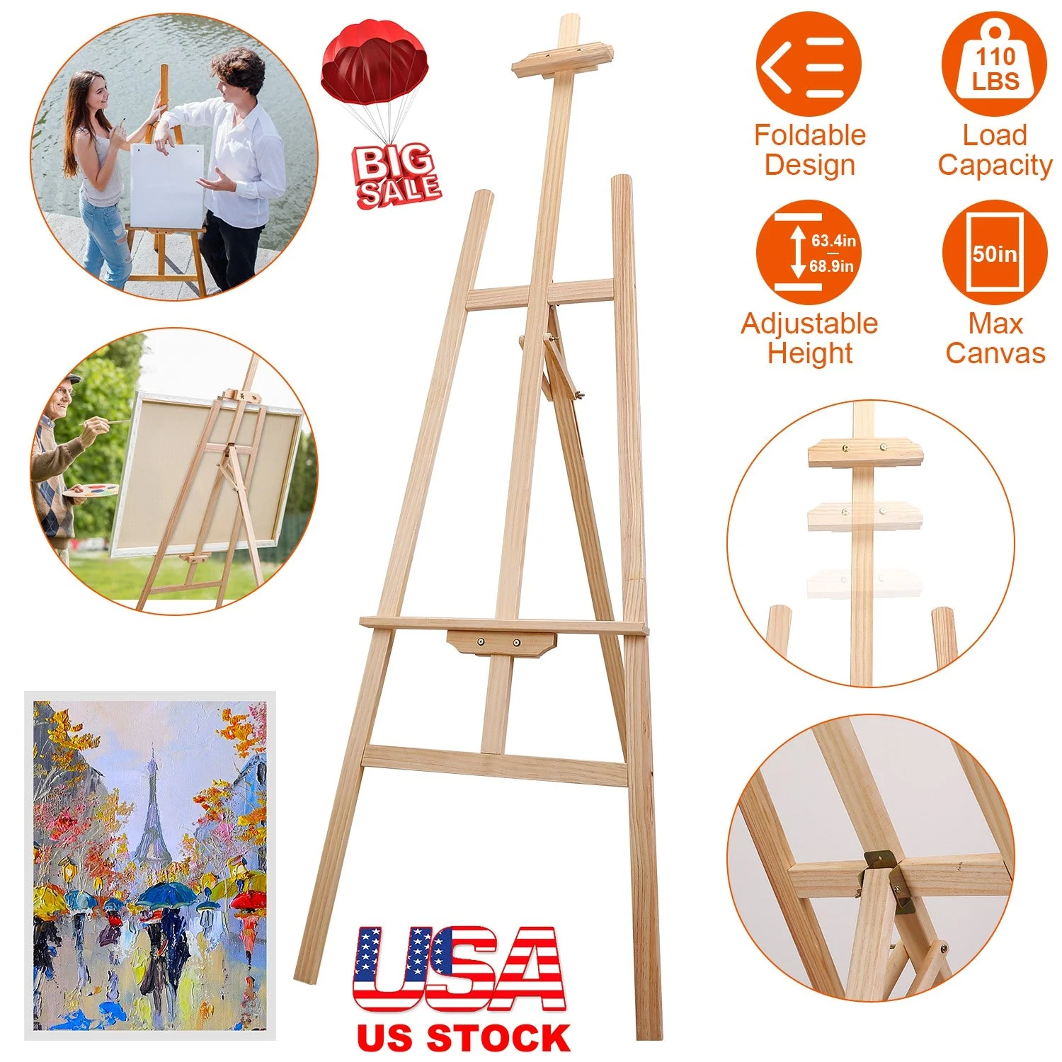 GBruno Painting Easel Stand - Image 5