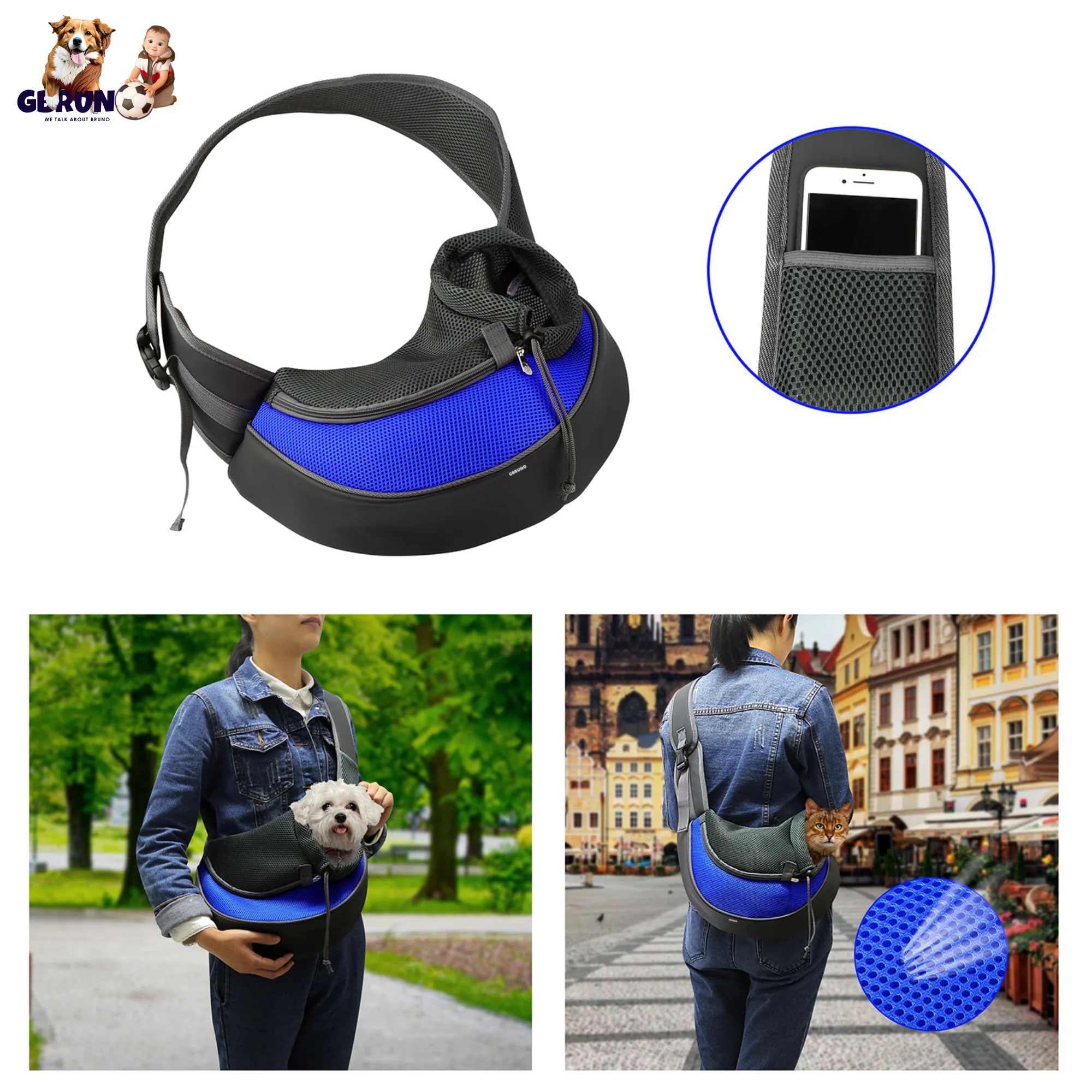 GBruno Pet Carrier for Dogs Cats - Image 2