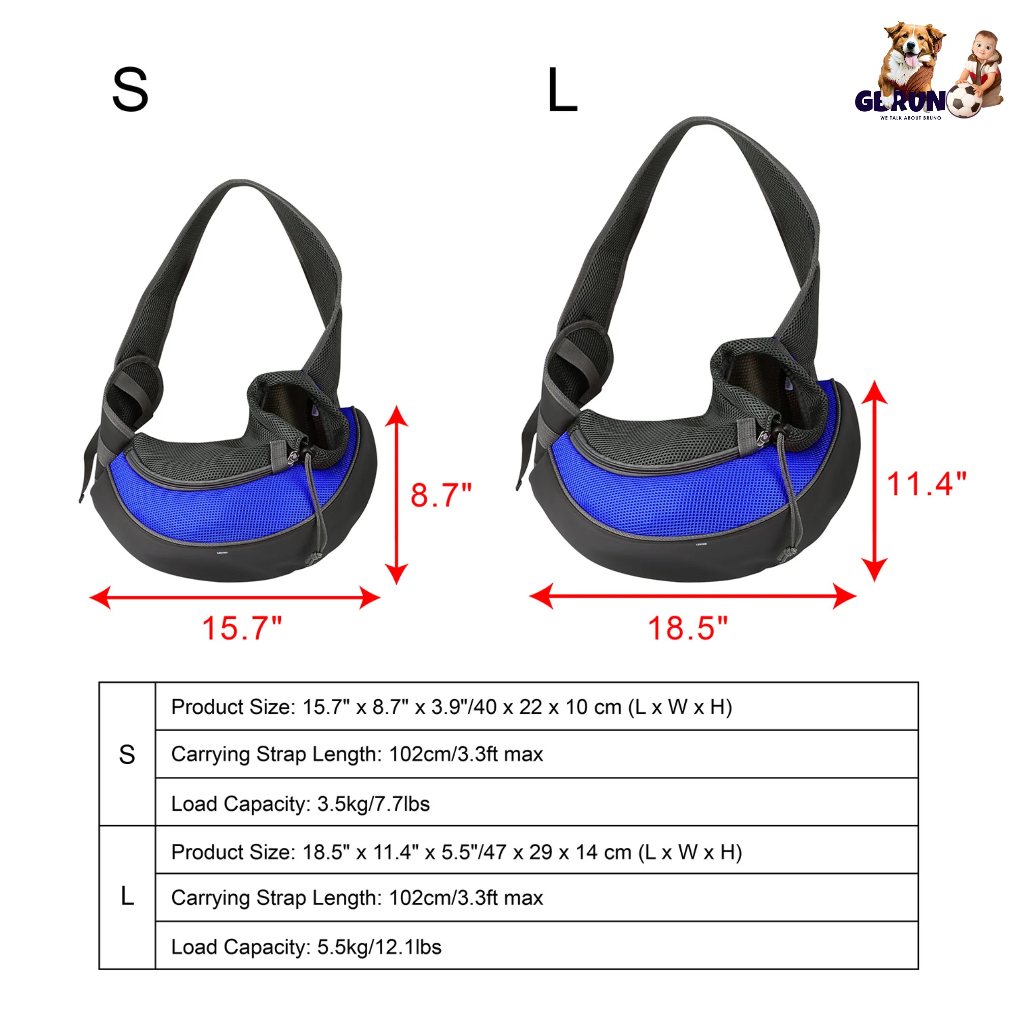 GBruno Pet Carrier for Dogs Cats - Image 3