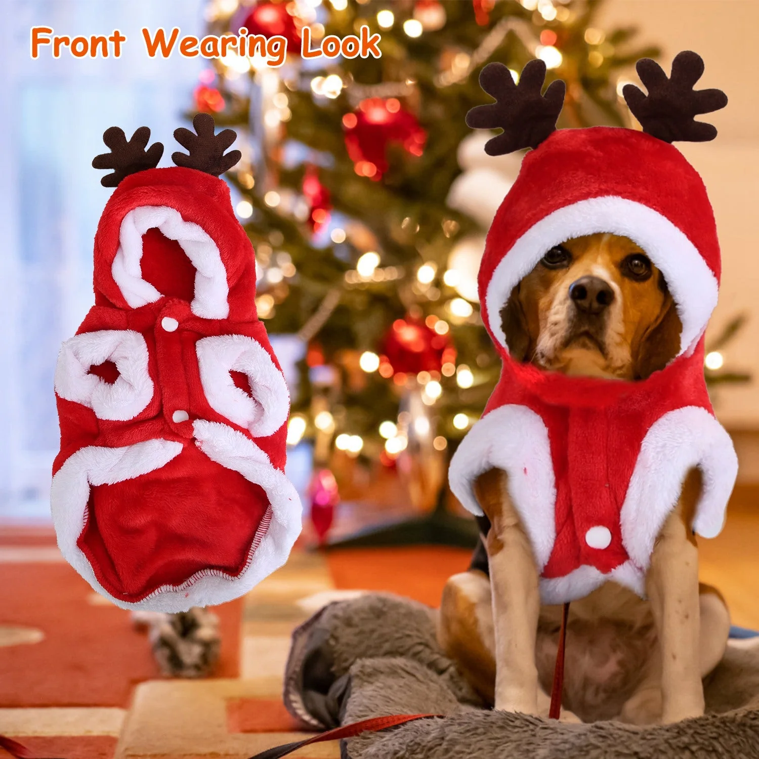 GBruno Pet Christmas Clothes Santa Claus - Image 6