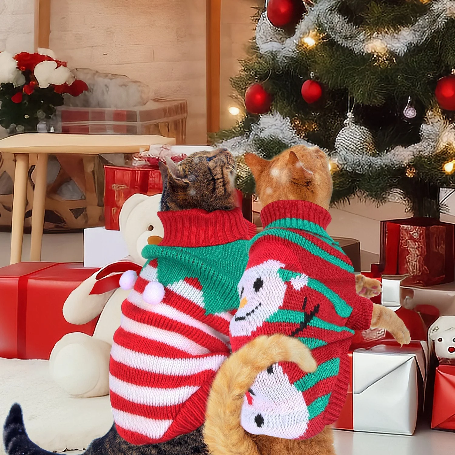 GBruno Pet Christmas Turtleneck Sweater - Image 3