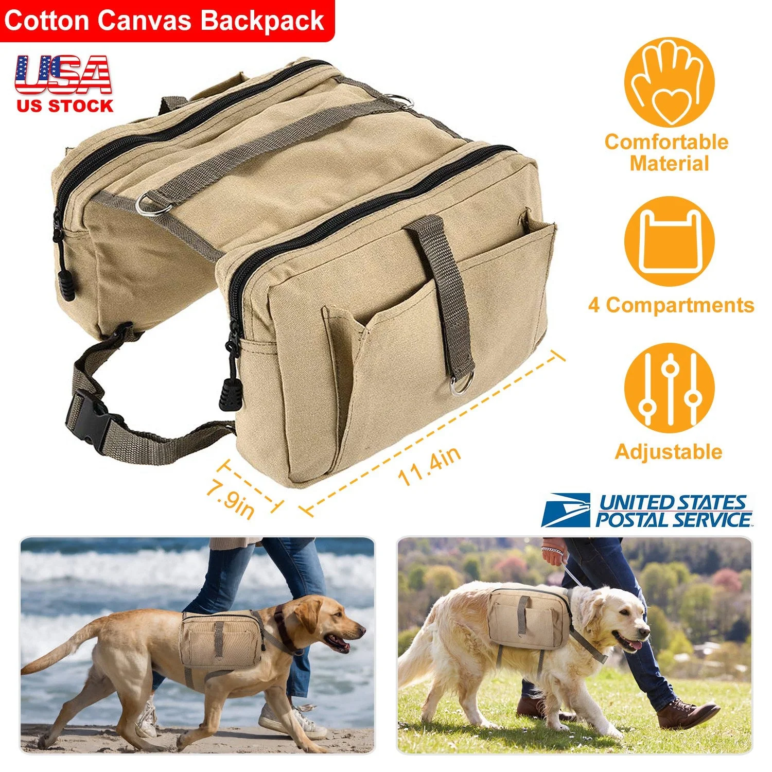 GBruno Pet Dog Backpack - Image 4