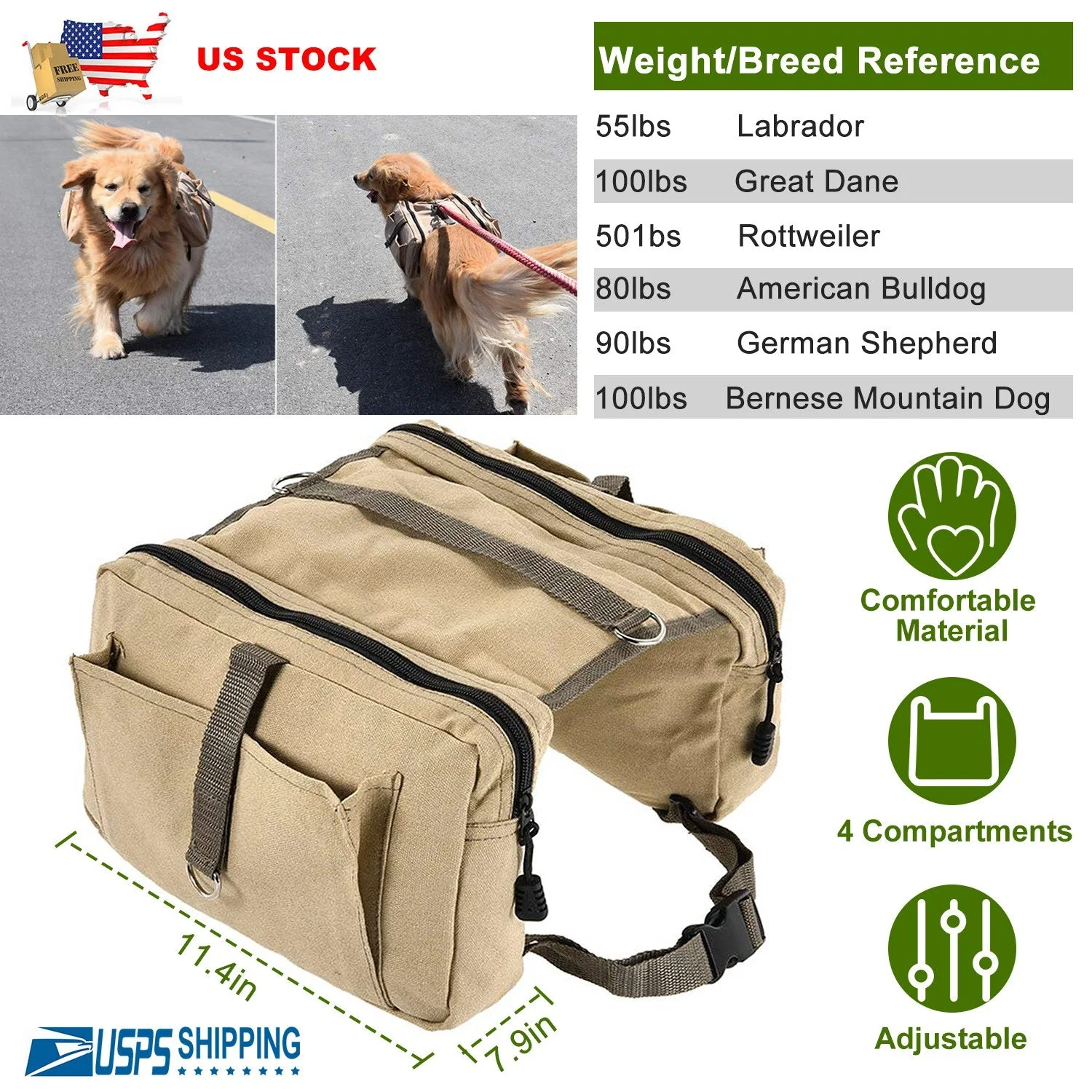 GBruno Pet Dog Backpack - Image 5