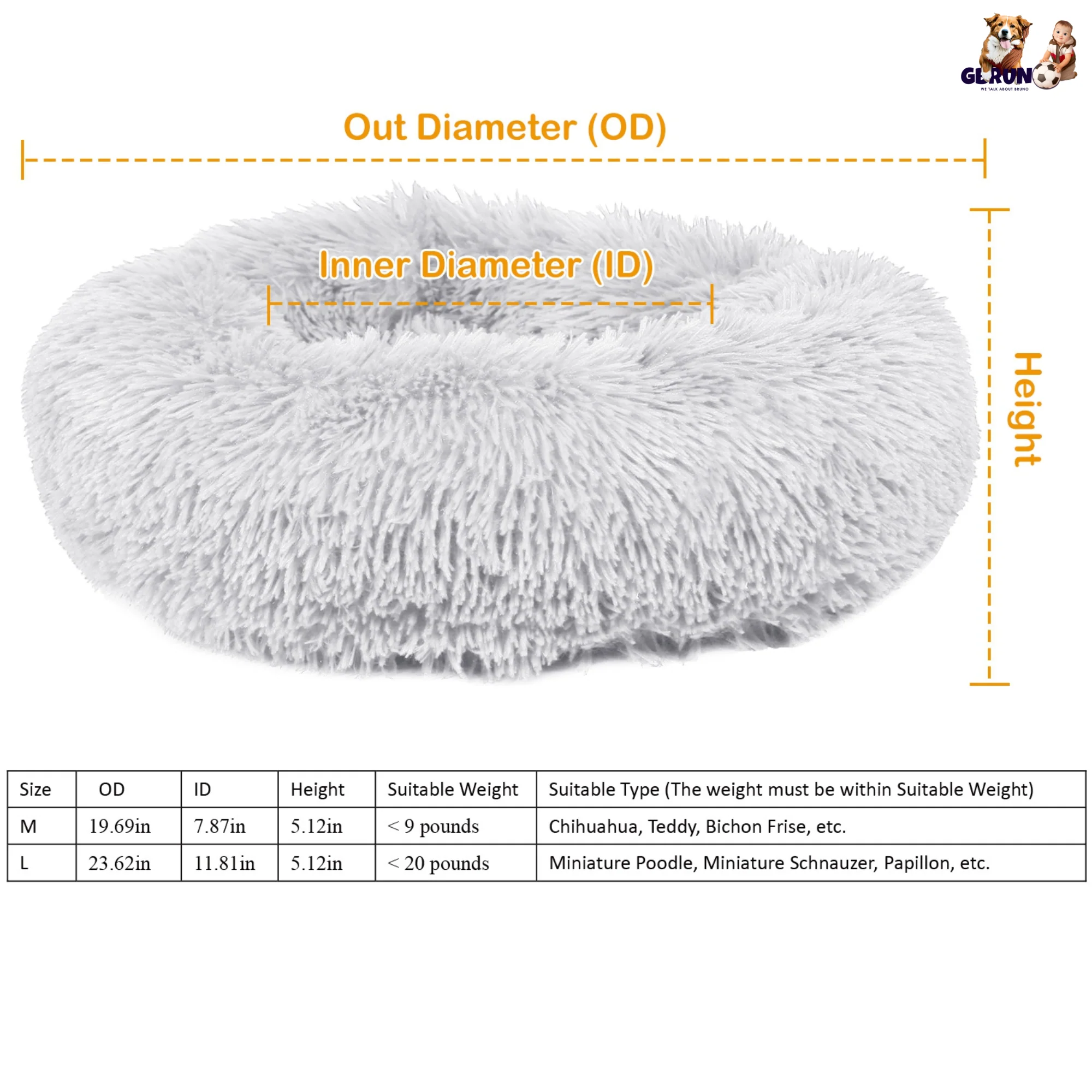 GBruno Pet Dog Bed - Image 2