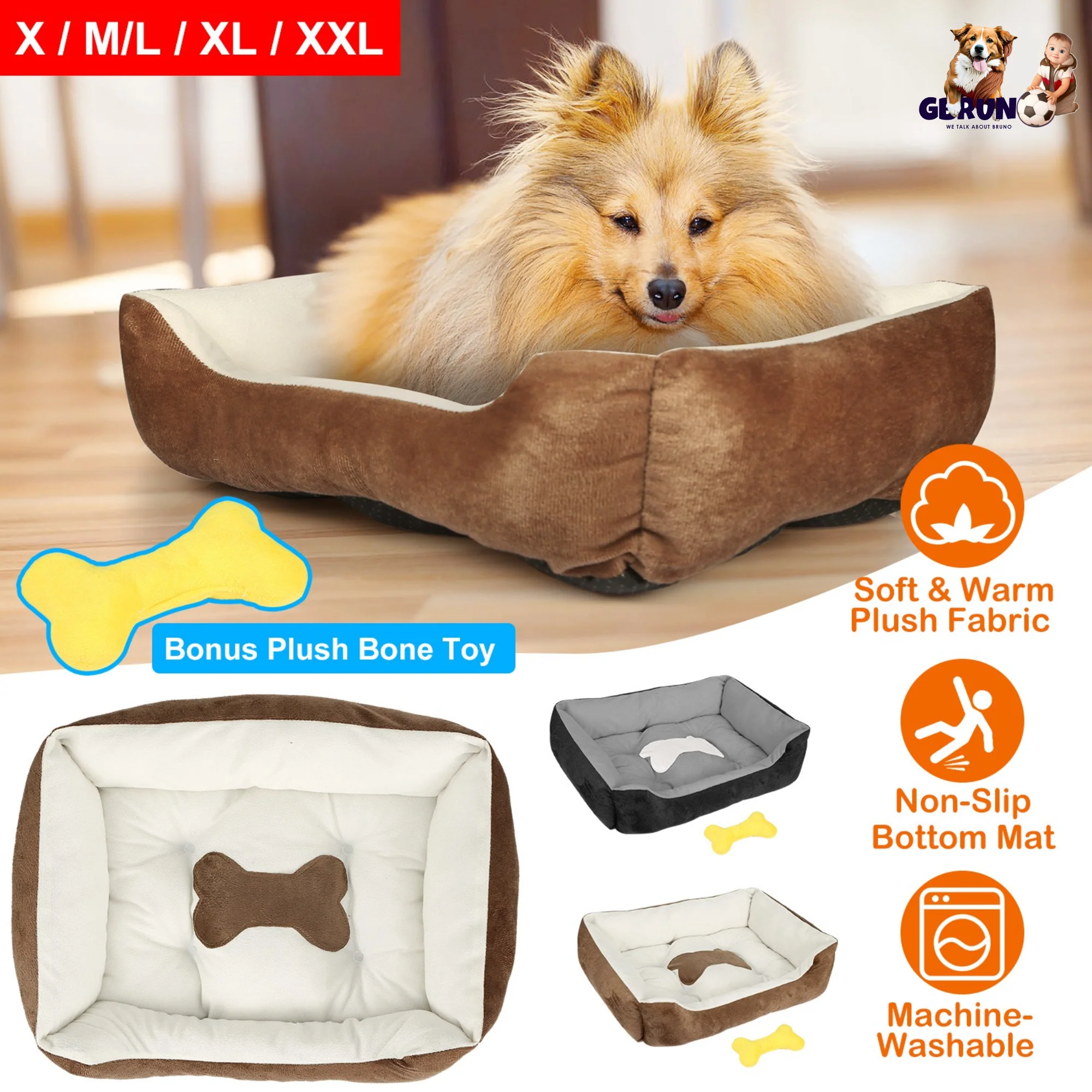 GBruno Pet Dog Bed - Image 3