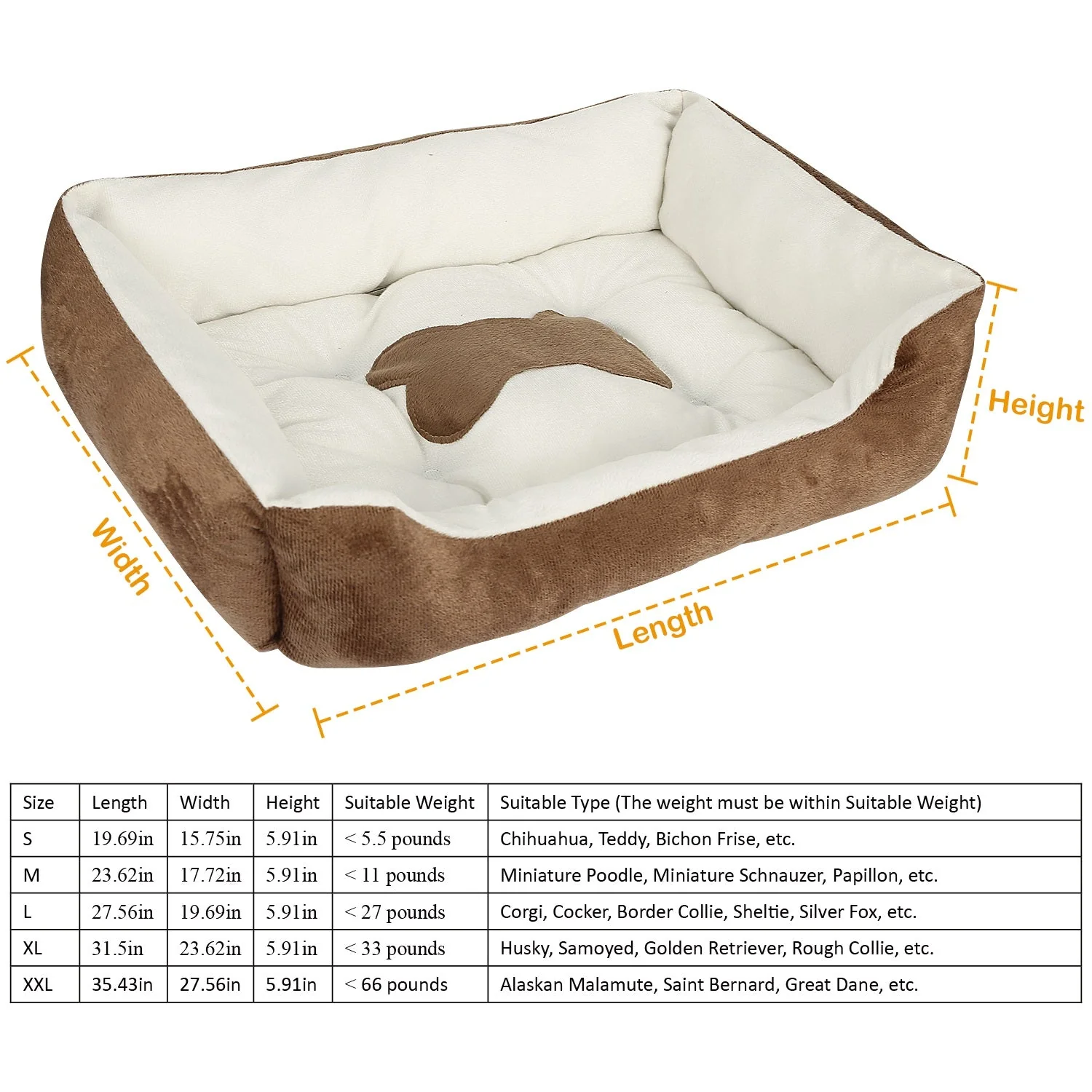 GBruno Pet Dog Bed Soft Warm Fleece - Image 3