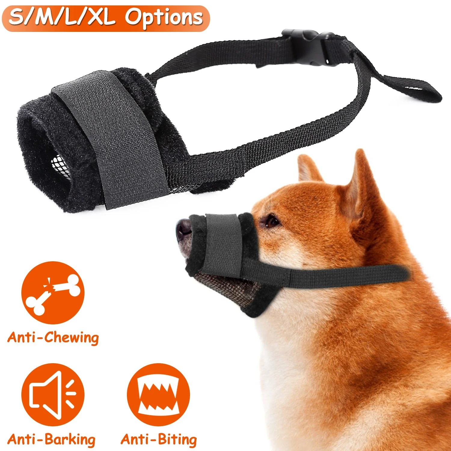 GBruno Pet Dog Muzzle Mask - Image 2