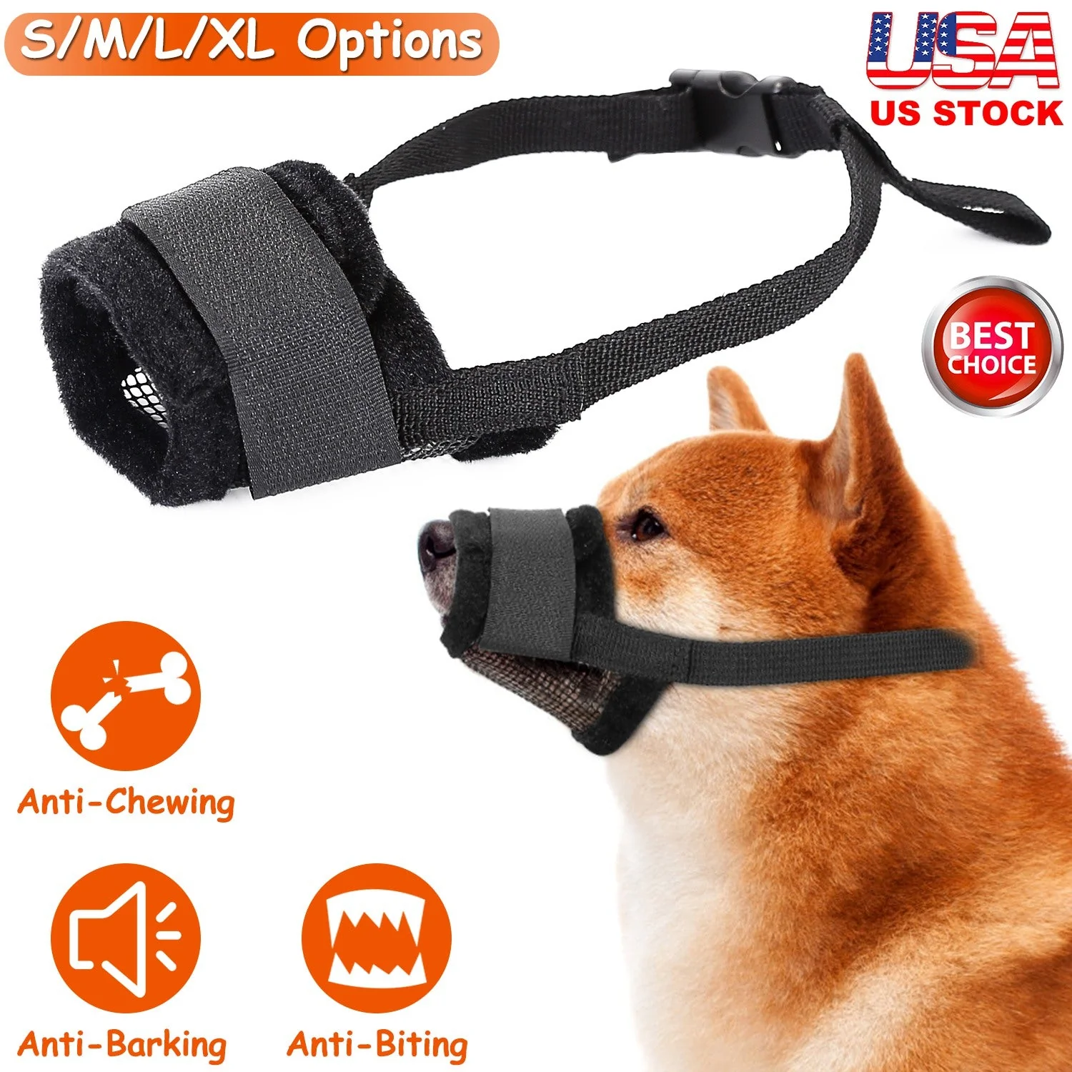 GBruno Pet Dog Muzzle Mask - Image 3