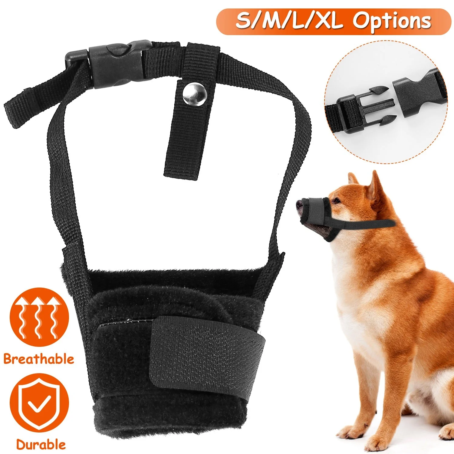 GBruno Pet Dog Muzzle Mask - Image 4
