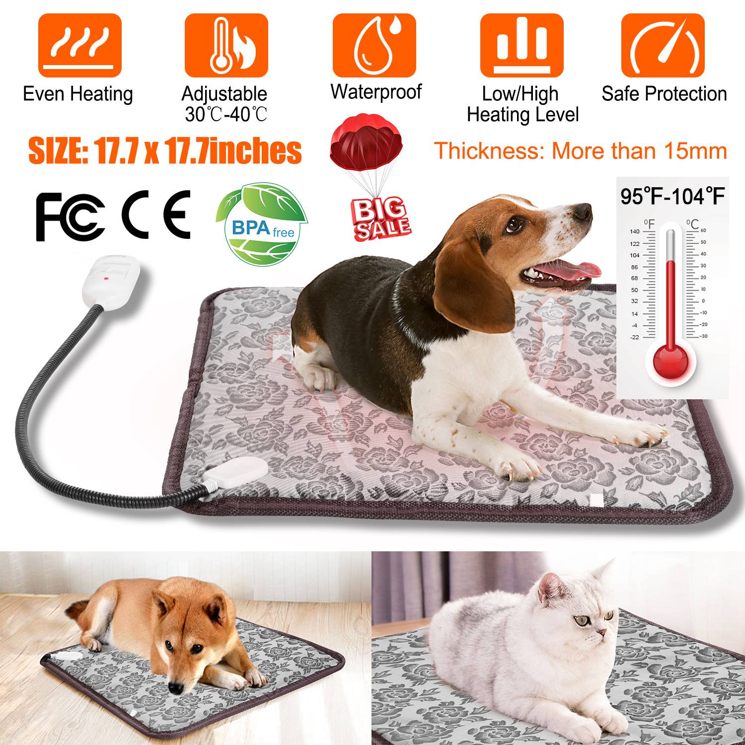 GBruno Pet Heating Pad - Image 4