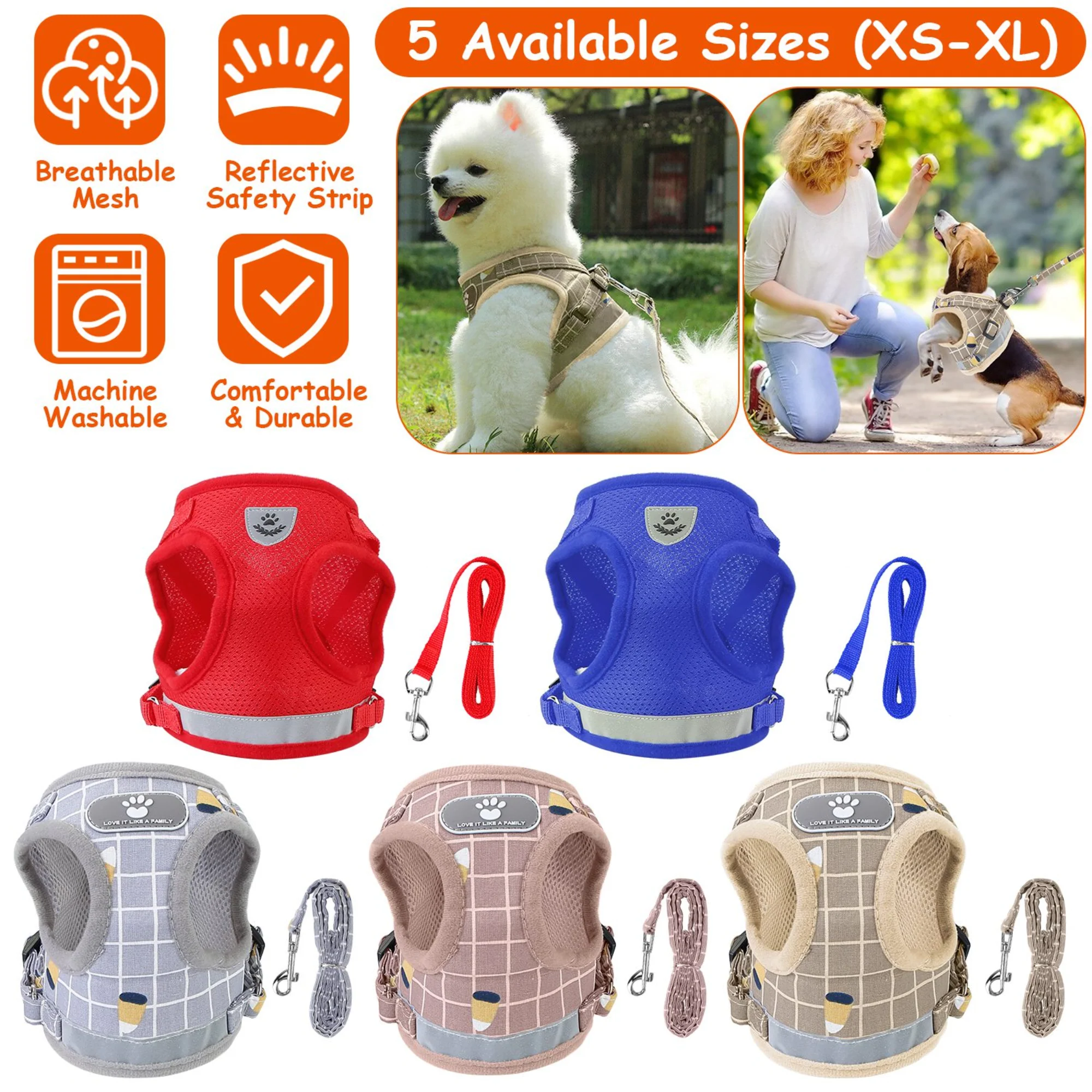 GBruno Pet Mesh Harness - Image 2