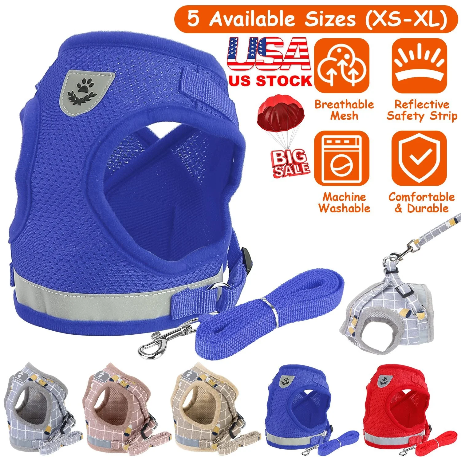 GBruno Pet Mesh Harness - Image 5