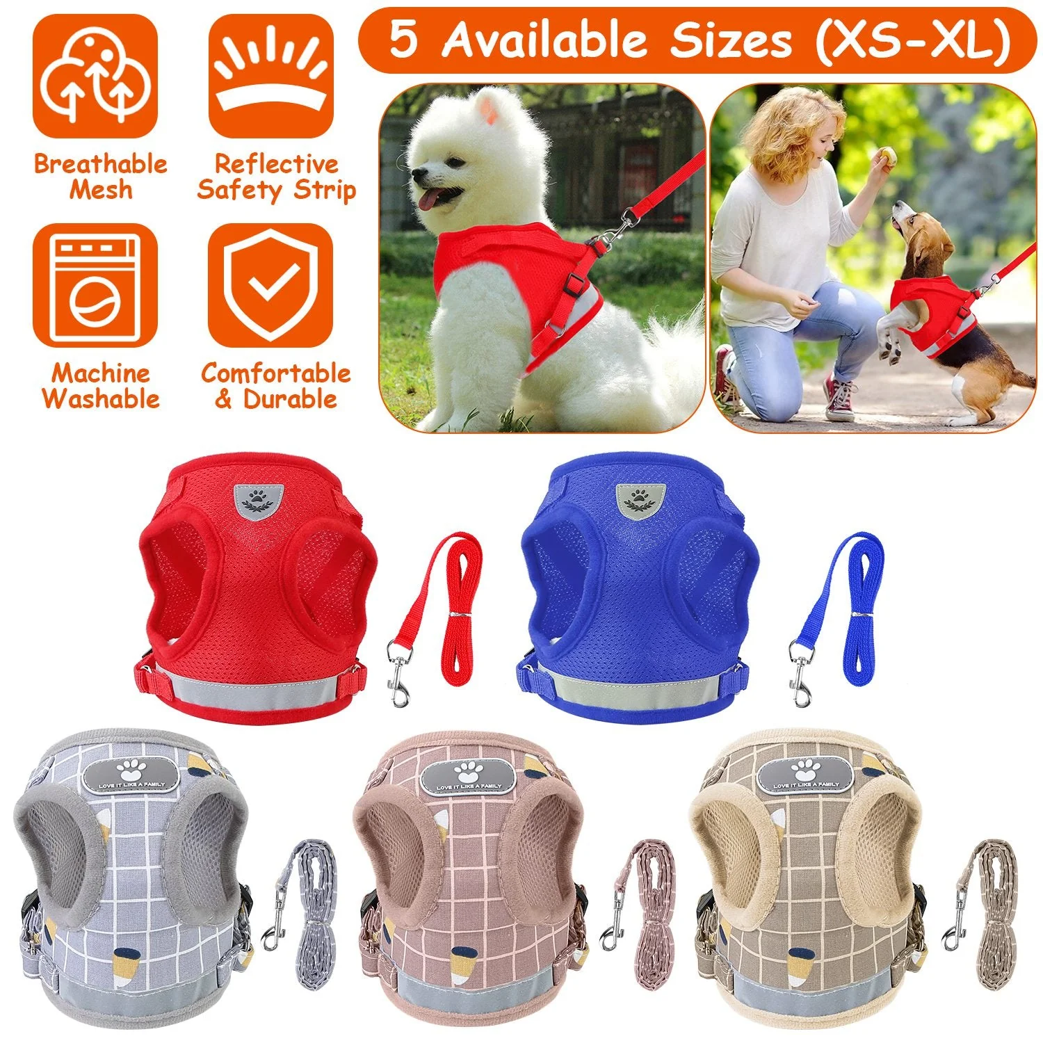 GBruno Pet Mesh Harness Dog - Image 2