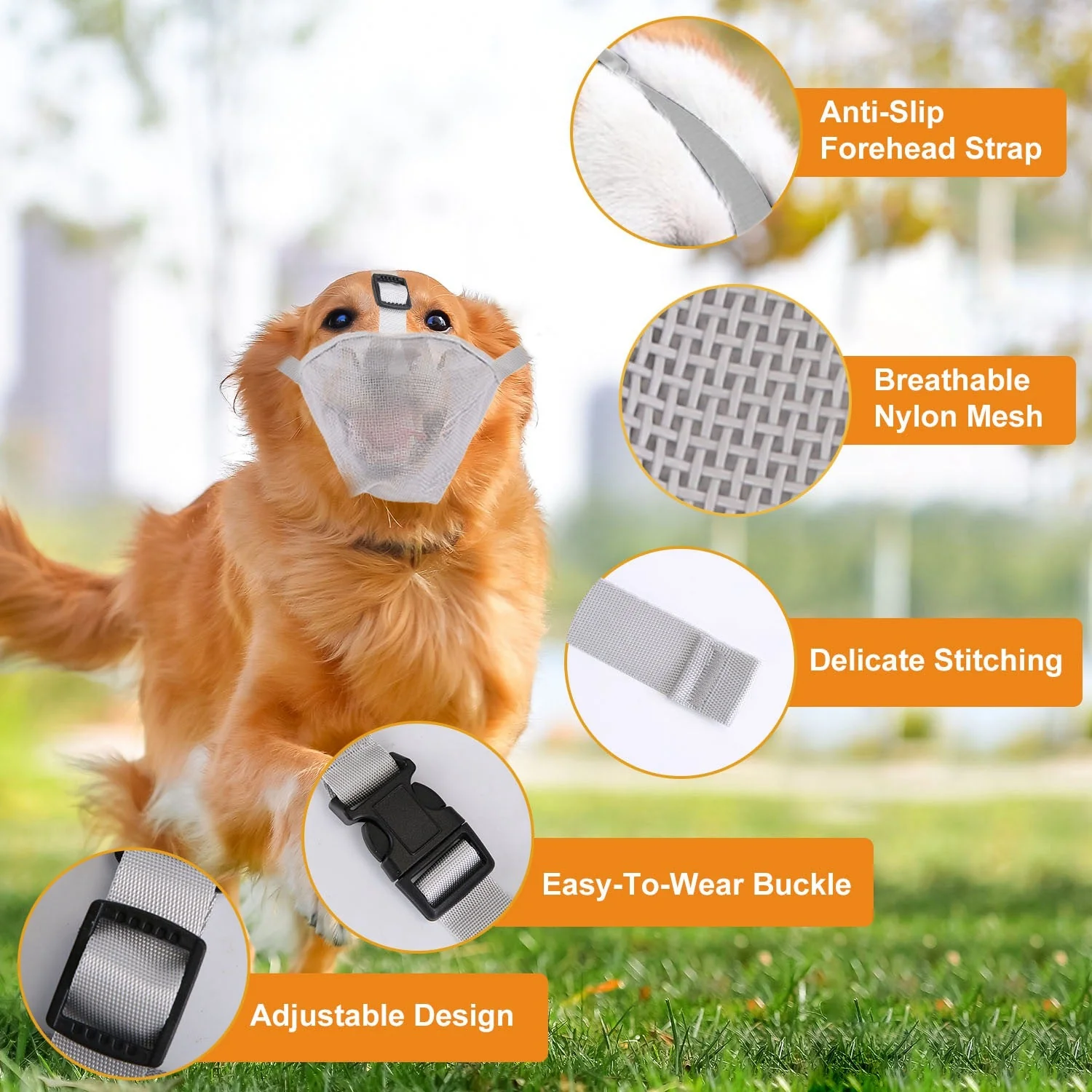 GBruno Pet Muzzle Mask - Image 7