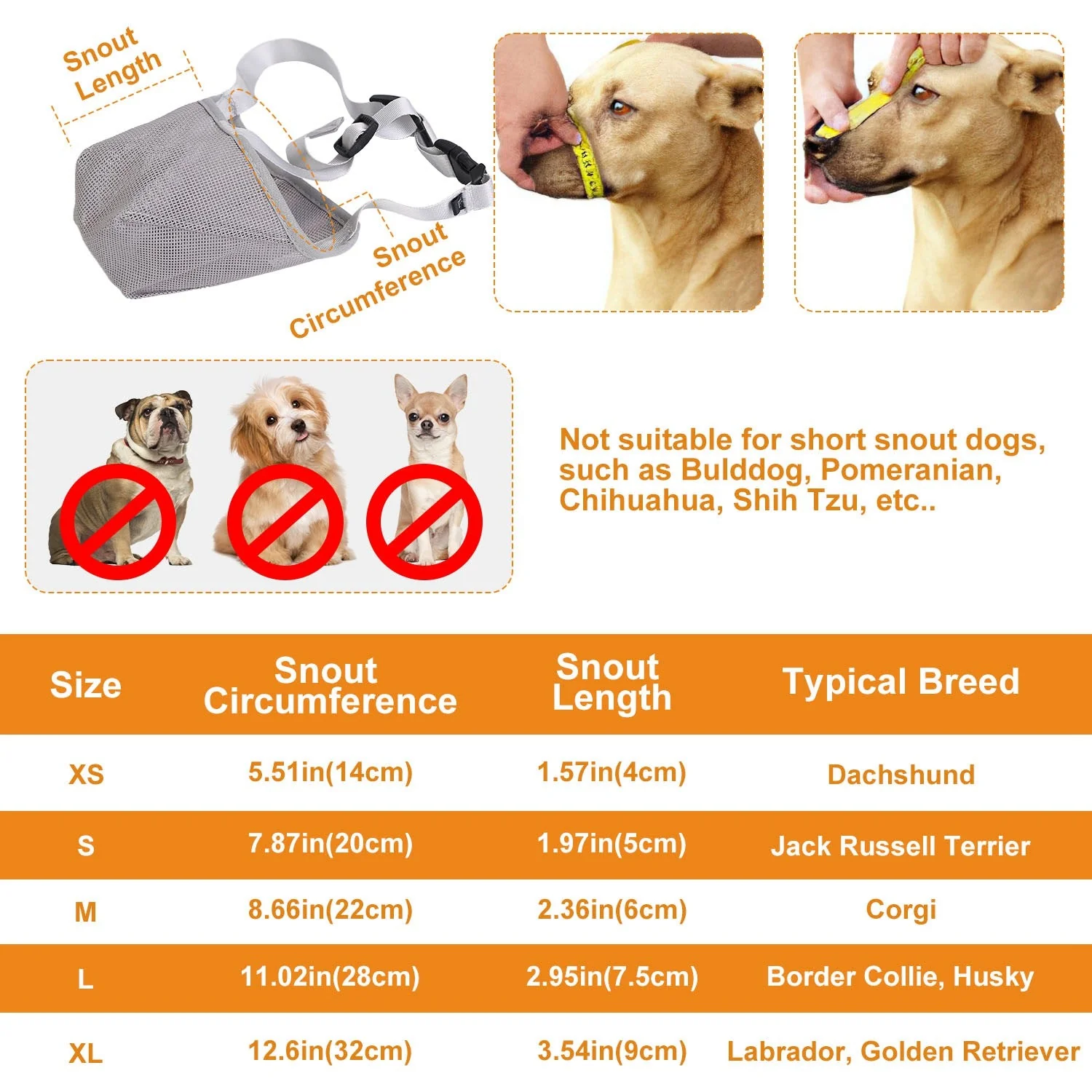 GBruno Pet Muzzle Mask - Image 6