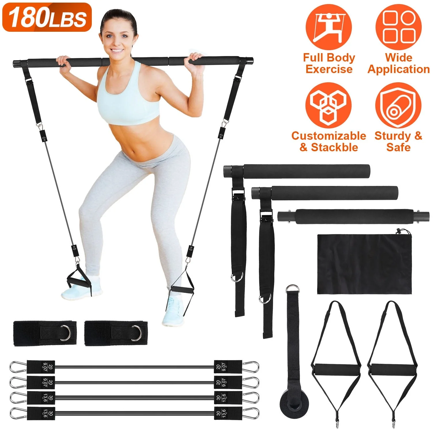 GBruno Pilates Bar Kit - Image 2