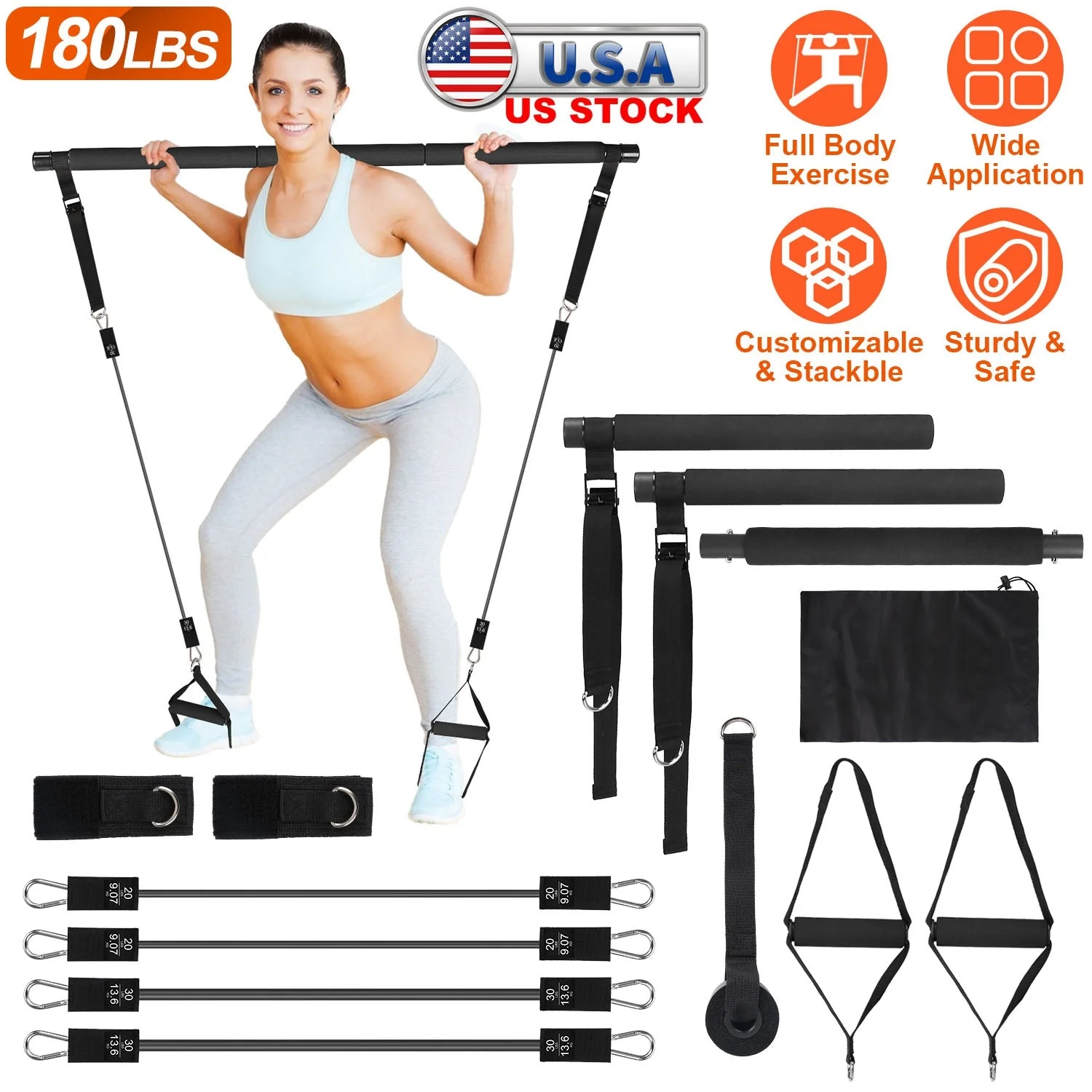 GBruno Pilates Bar Kit - Image 3
