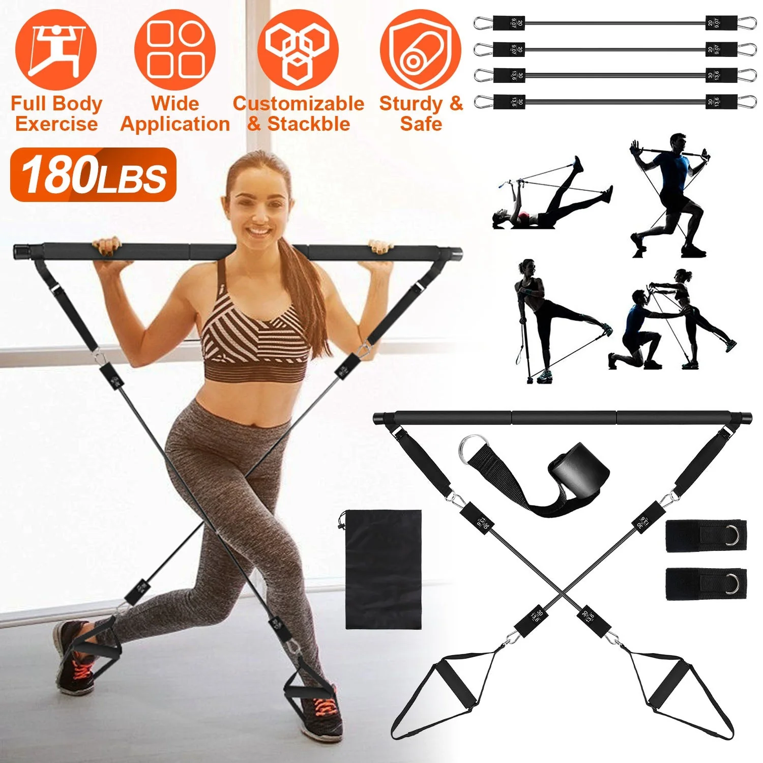 GBruno Pilates Bar Kit - Image 4
