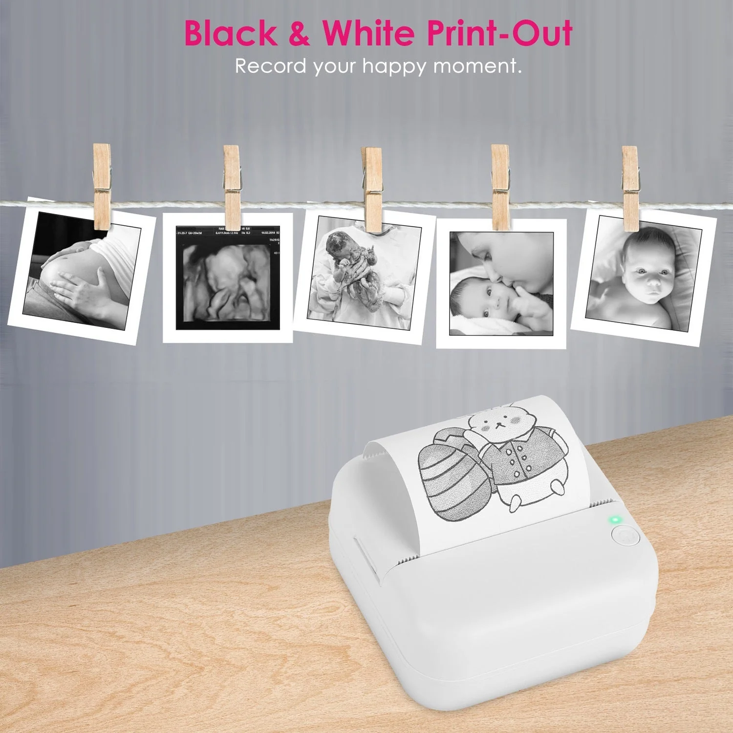 GBruno Pocket Wireless Thermal Printer - Image 4
