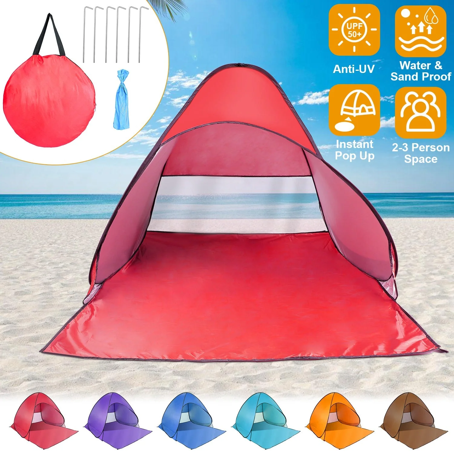 GBruno Pop Up Beach Tent - Image 6