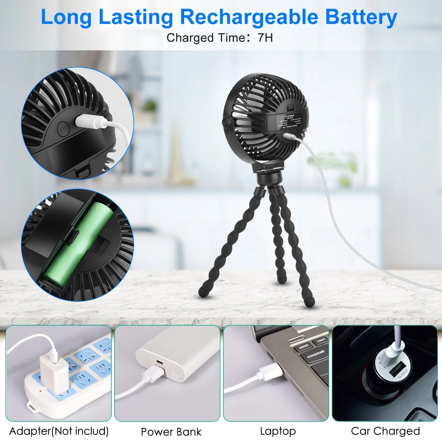 GBruno Portable Baby Stroller Fan - Image 3