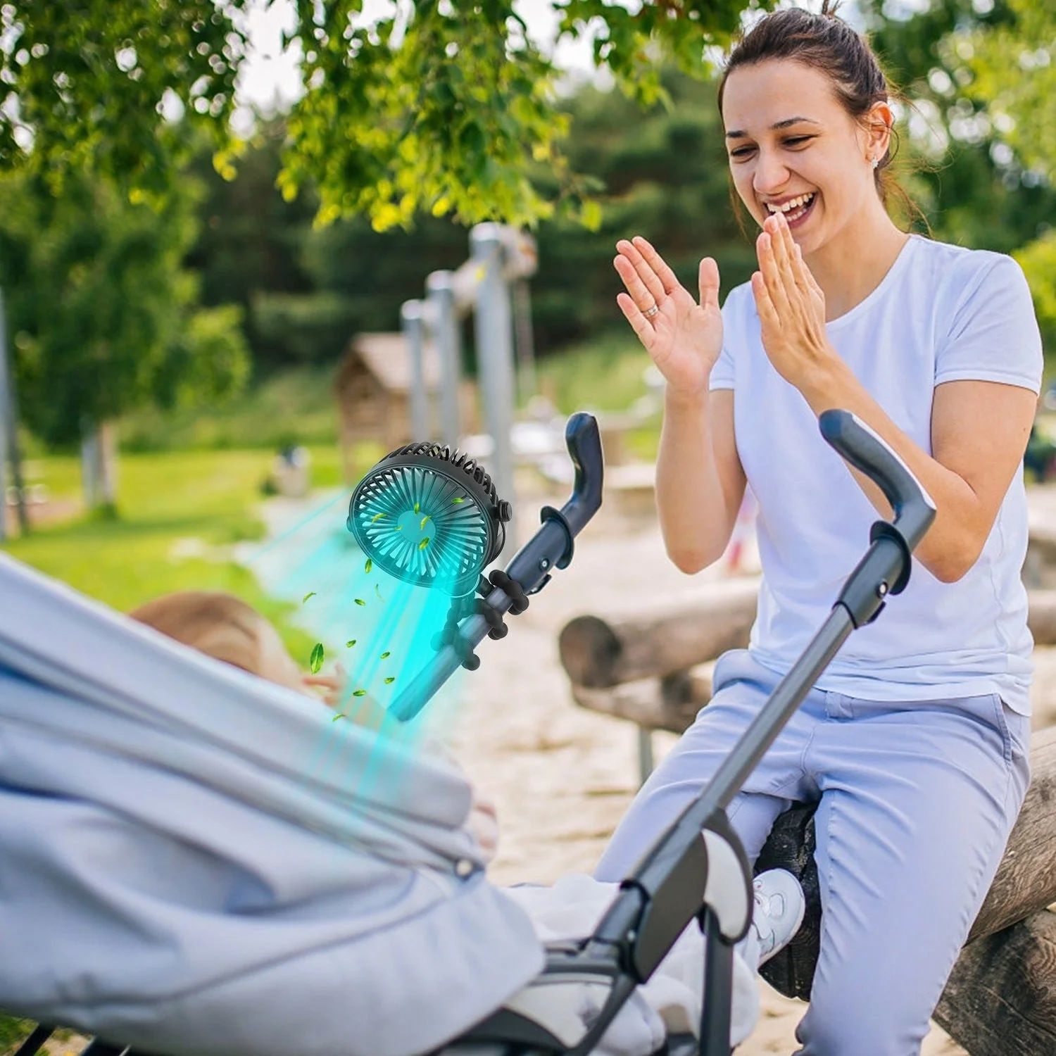 GBruno Portable Baby Stroller Fan - Image 6