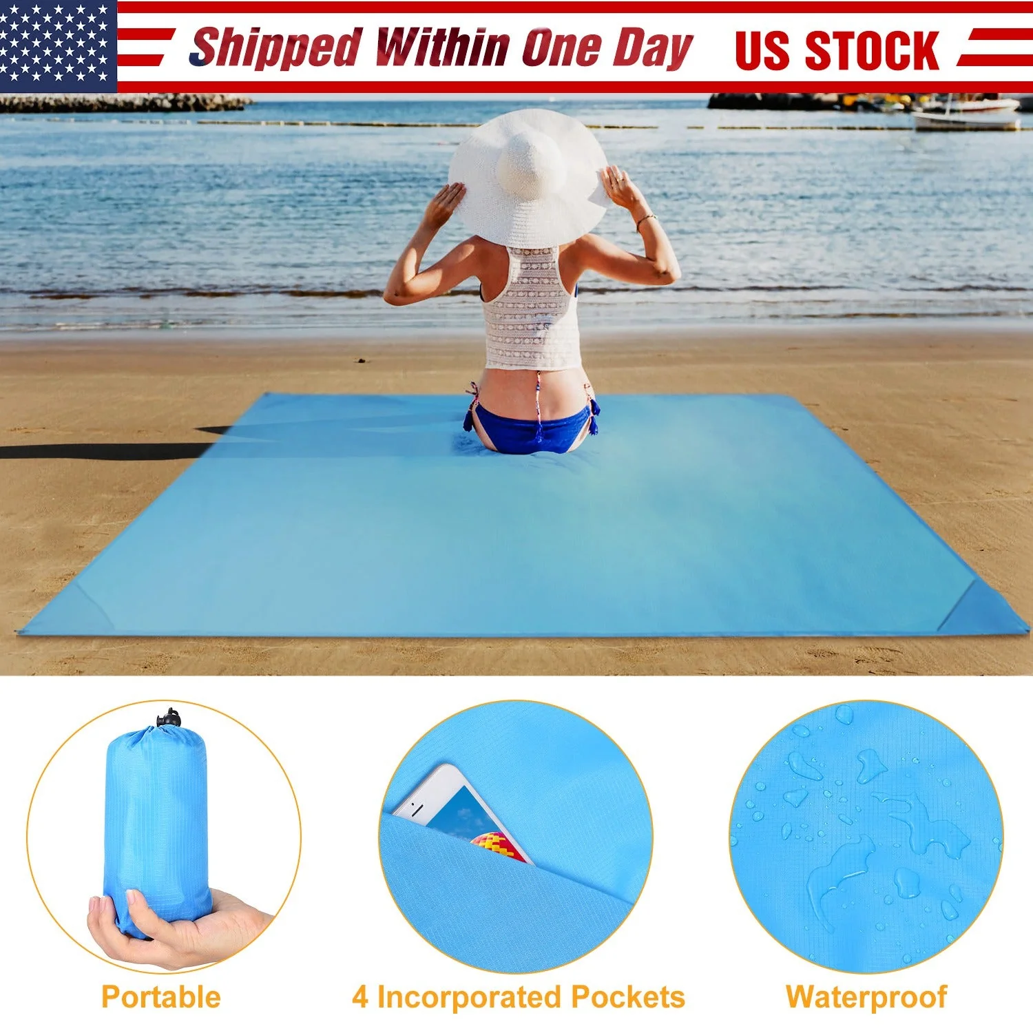 GBruno Portable Beach Blanket - Image 4
