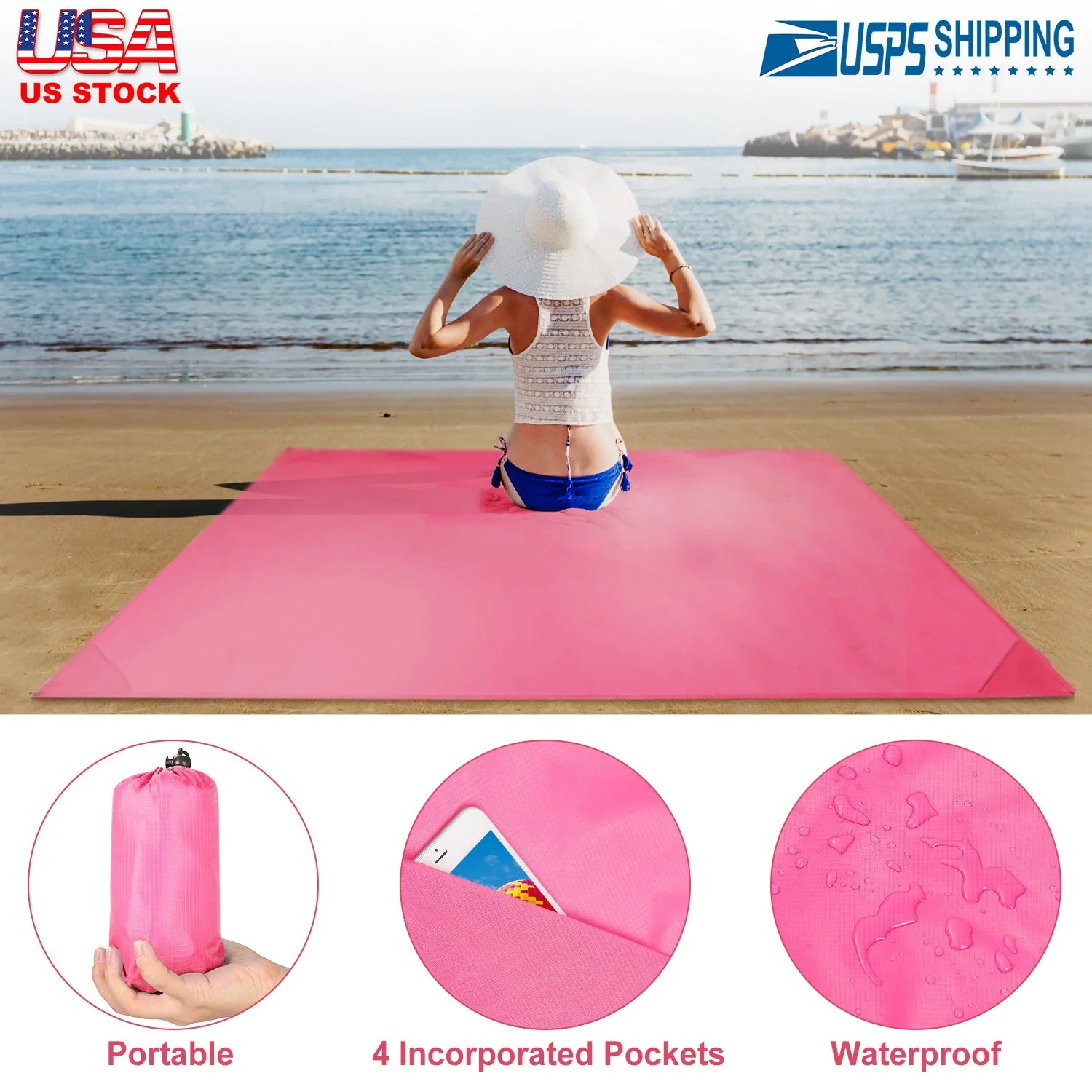 GBruno Portable Beach Blanket - Image 6