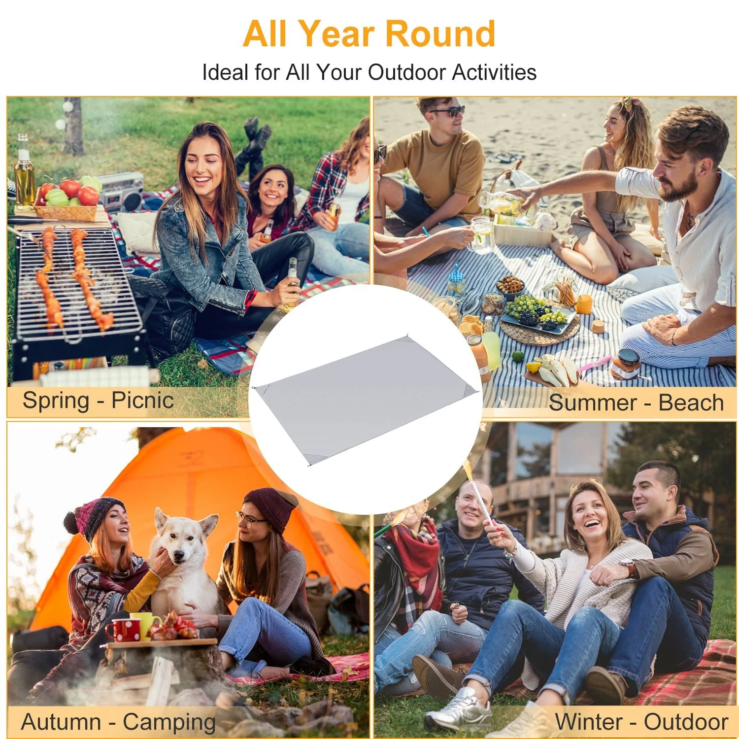 GBruno Portable Beach Blanket - Image 4