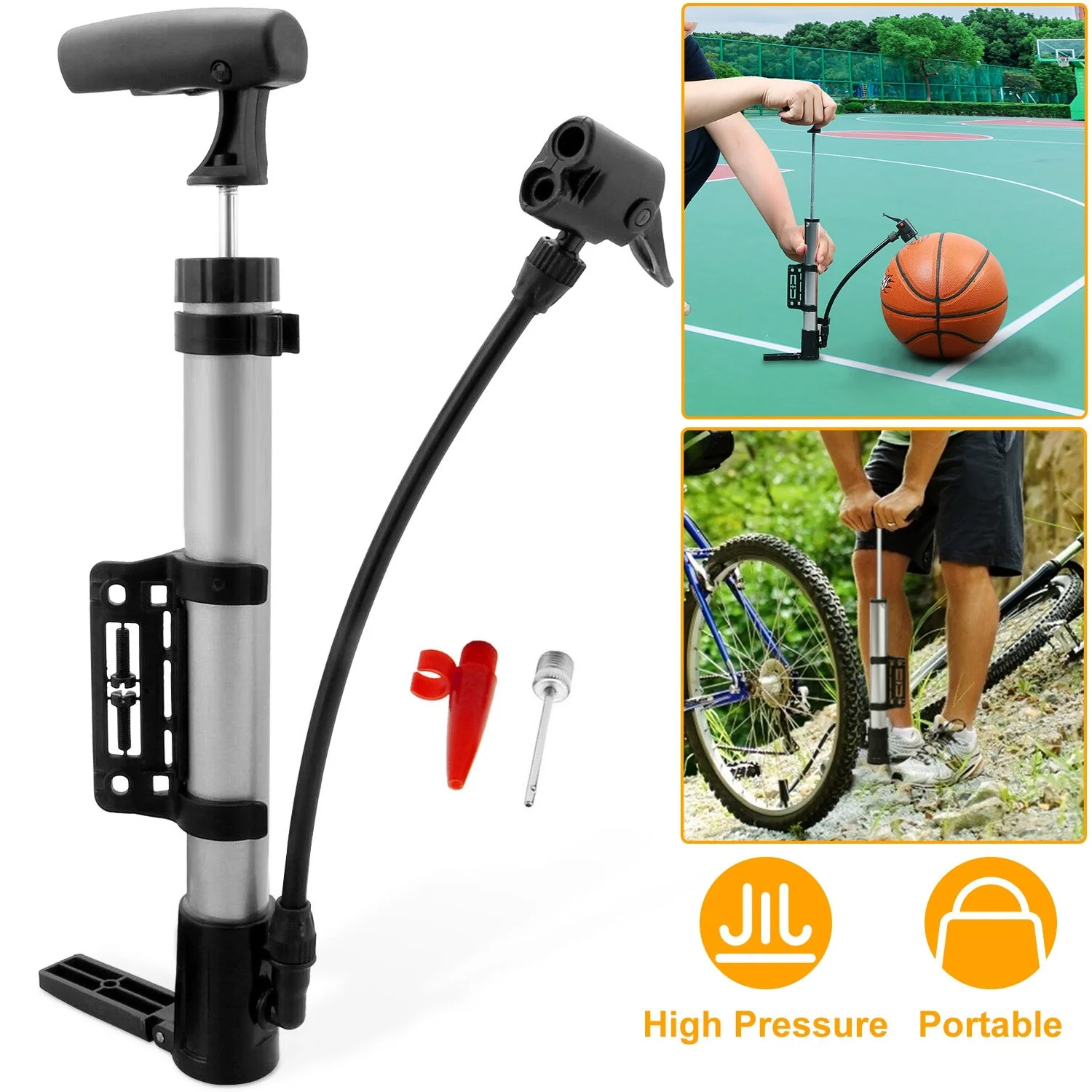 GBruno Portable Bicycle Tire Inflator - Image 2