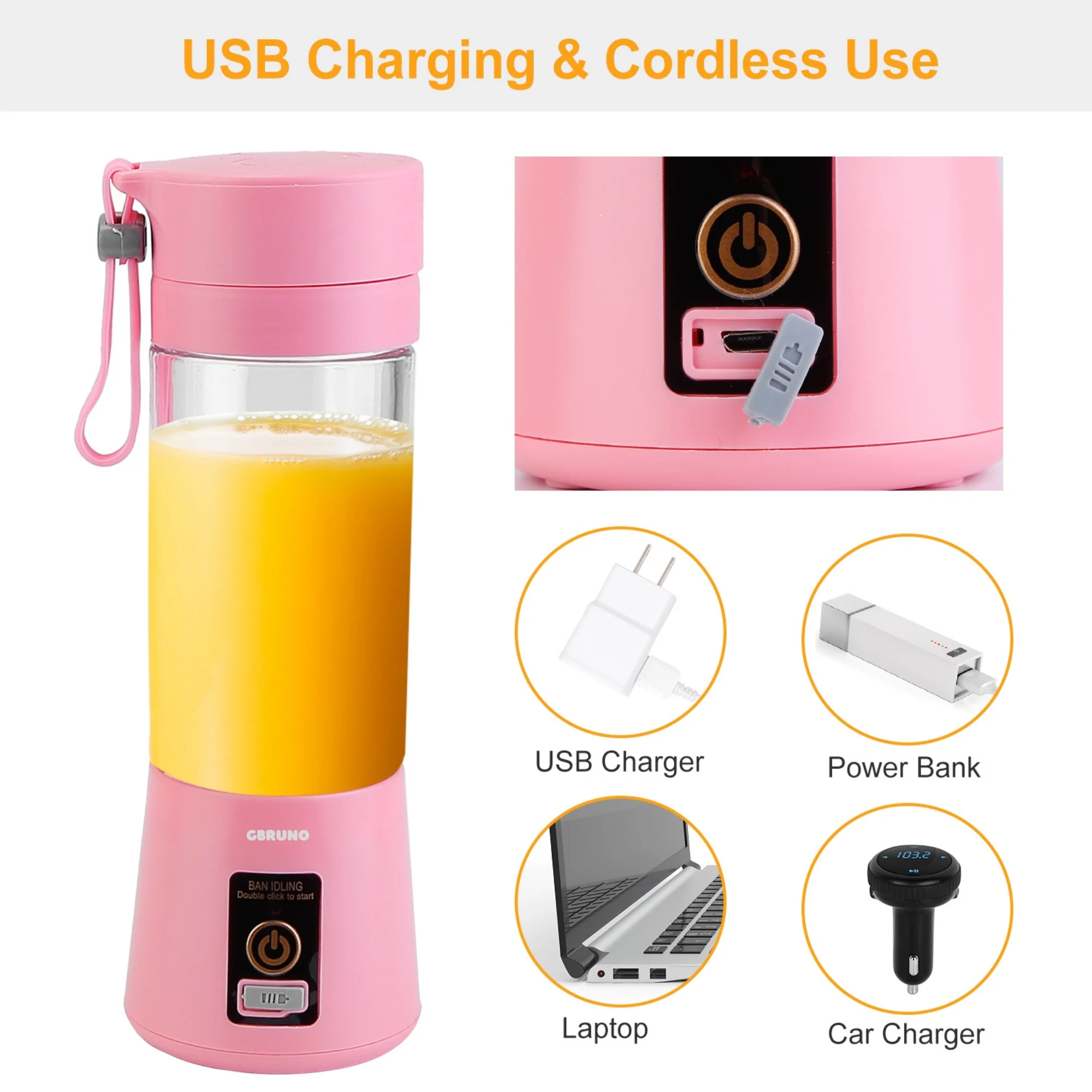 GBruno Portable Juicer Blender - Image 3