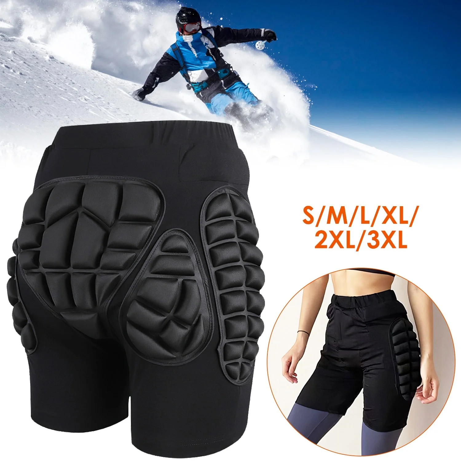 GBruno Protective Shorts for Skiing - Image 2