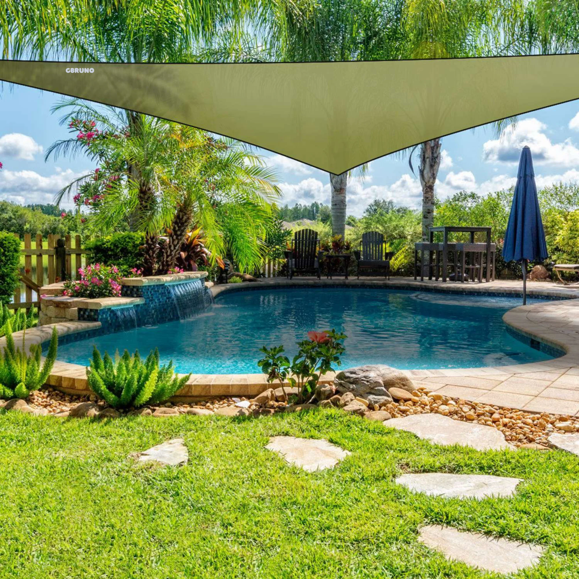 GBruno Shade Sail Patio Cover Canopy - Image 2