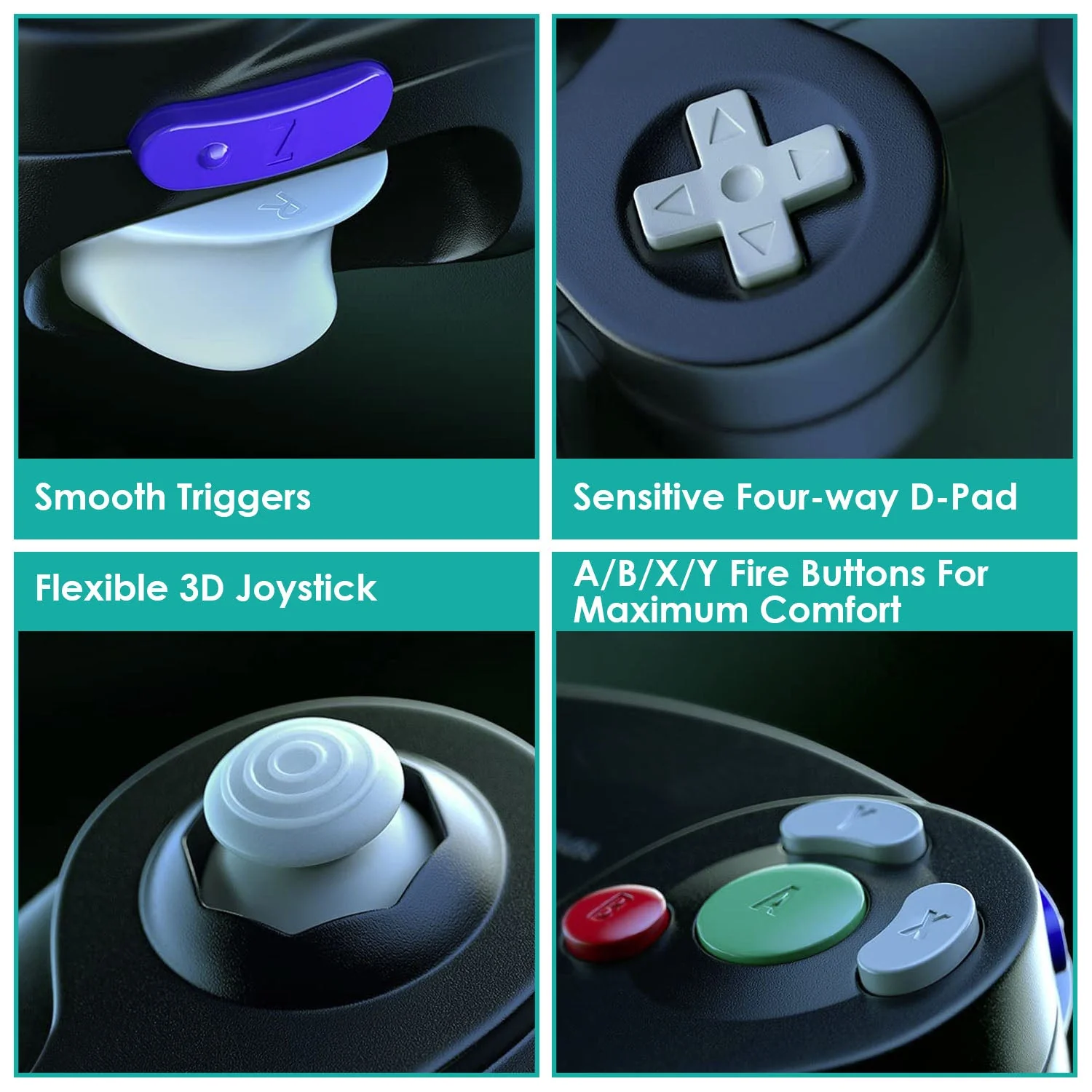 GBruno Shock Wired Game Controller Gamepad - Image 3