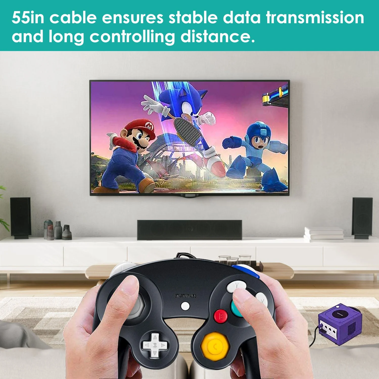 GBruno Shock Wired Game Controller Gamepad - Image 6