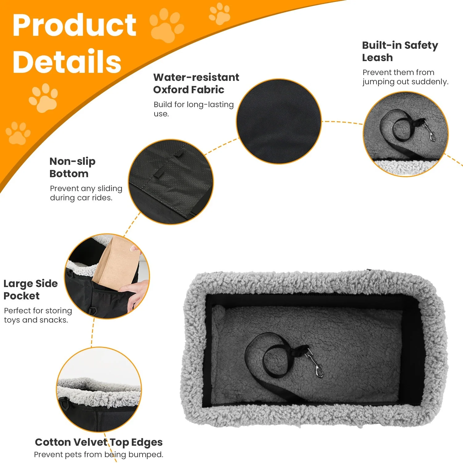 GBruno Small Dog Car Seat - Image 3