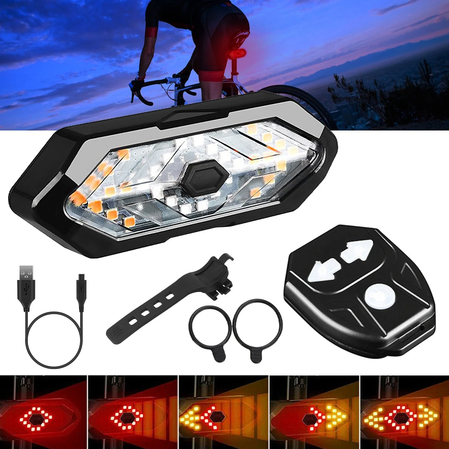 GBruno Smart Bike Tail Light - Image 3