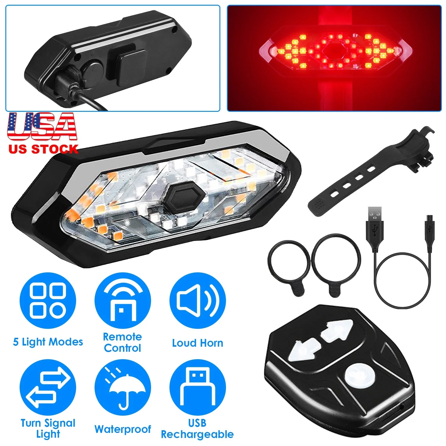 GBruno Smart Bike Tail Light - Image 4