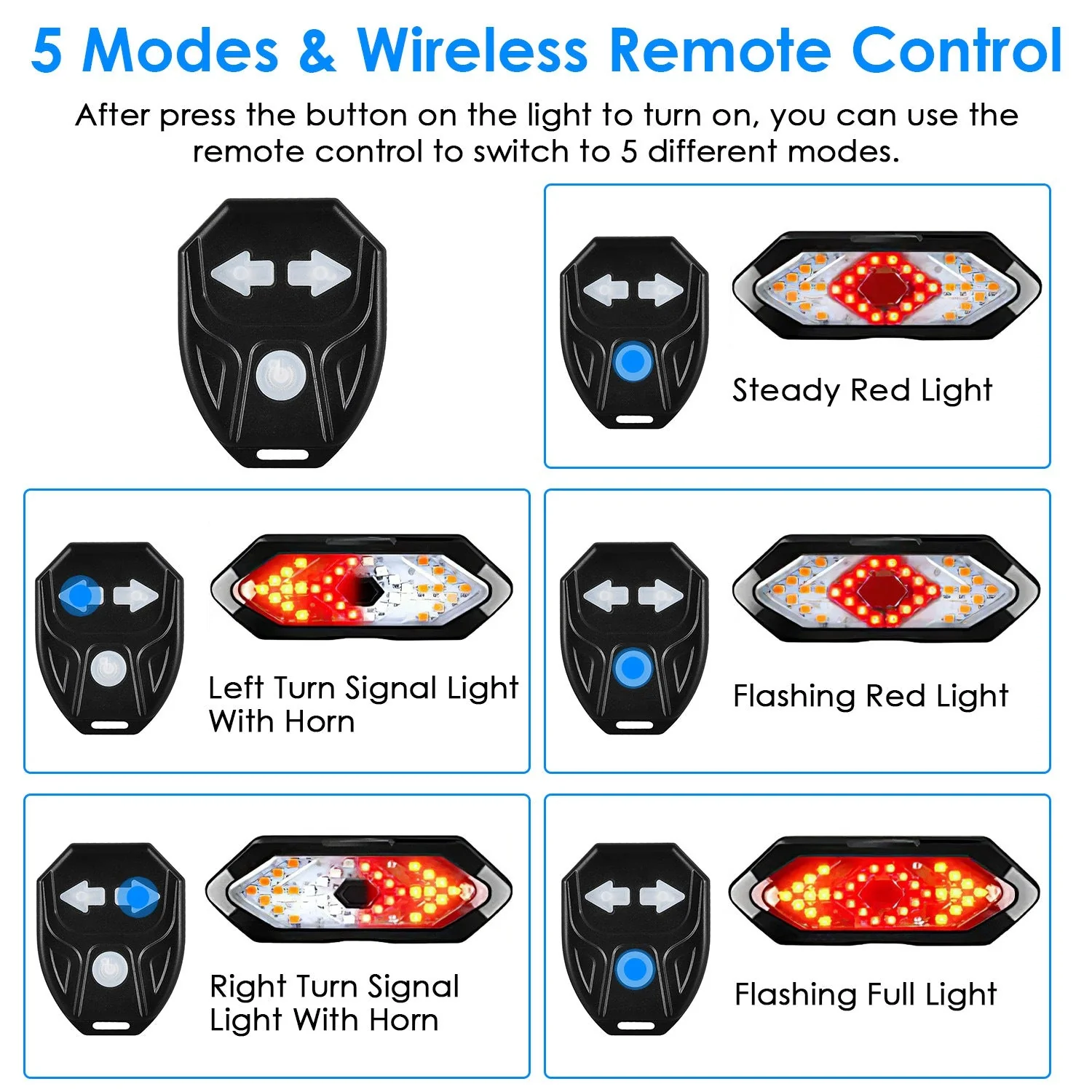 GBruno Smart Bike Tail Light - Image 6
