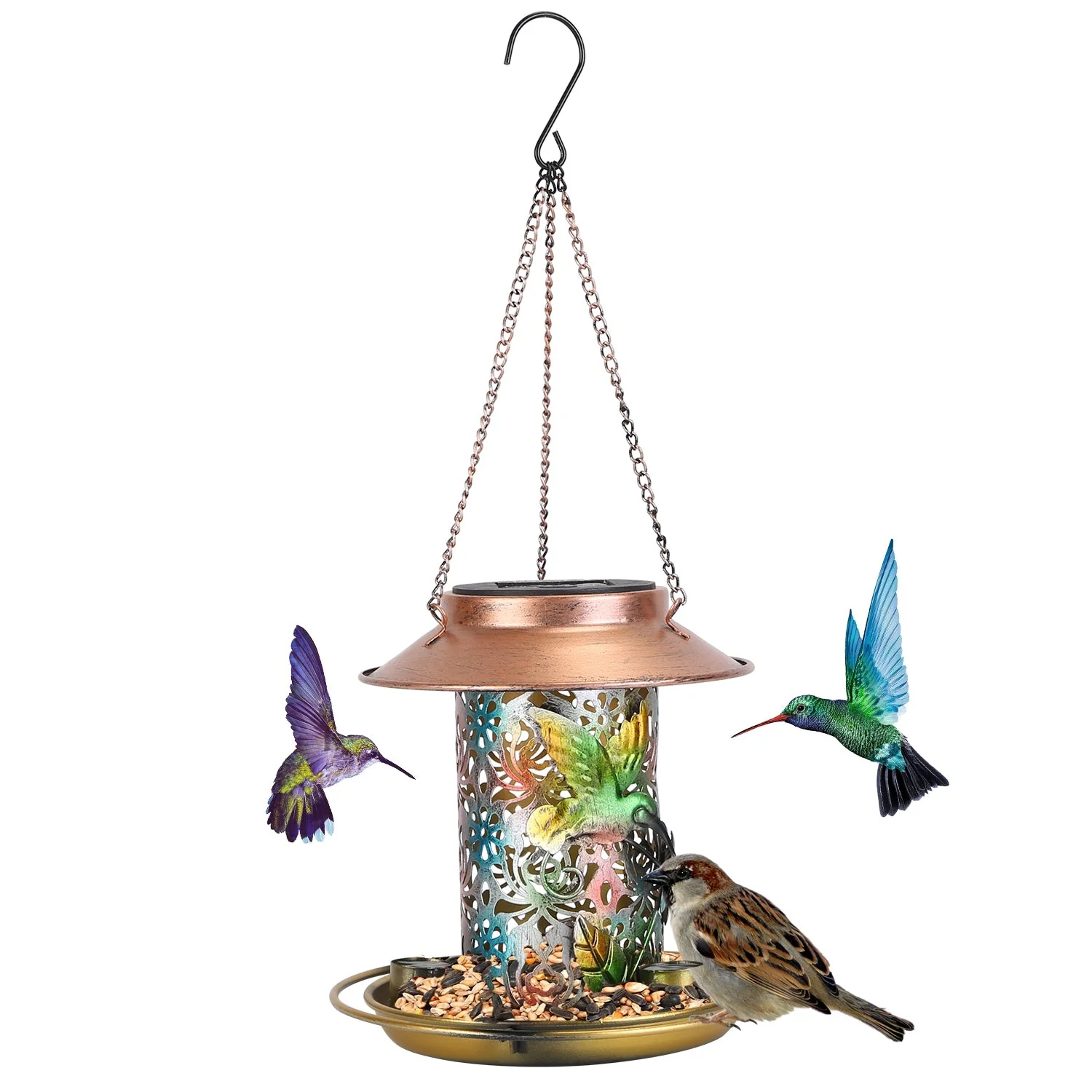 GBruno Solar Bird Feeder - Image 4