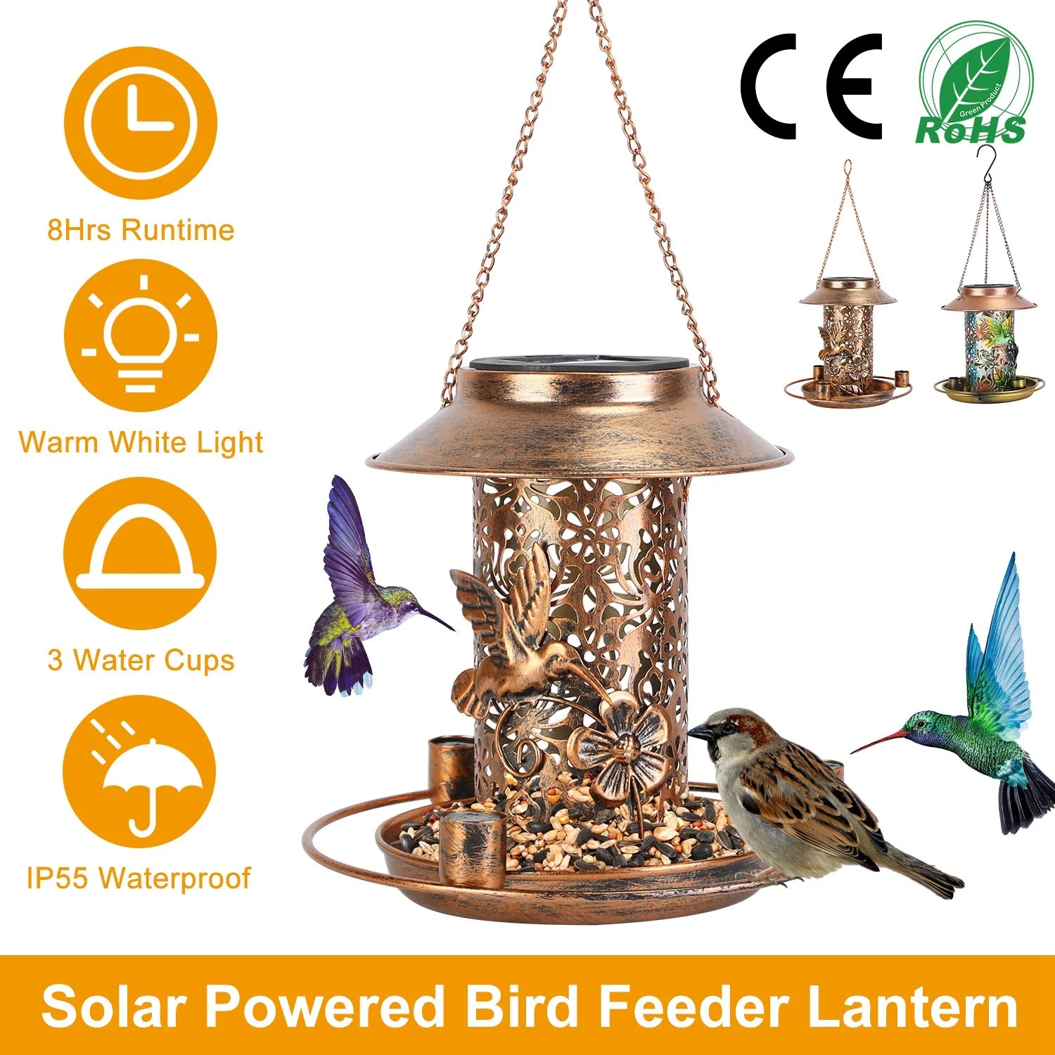 GBruno Solar Bird Feeder - Image 6