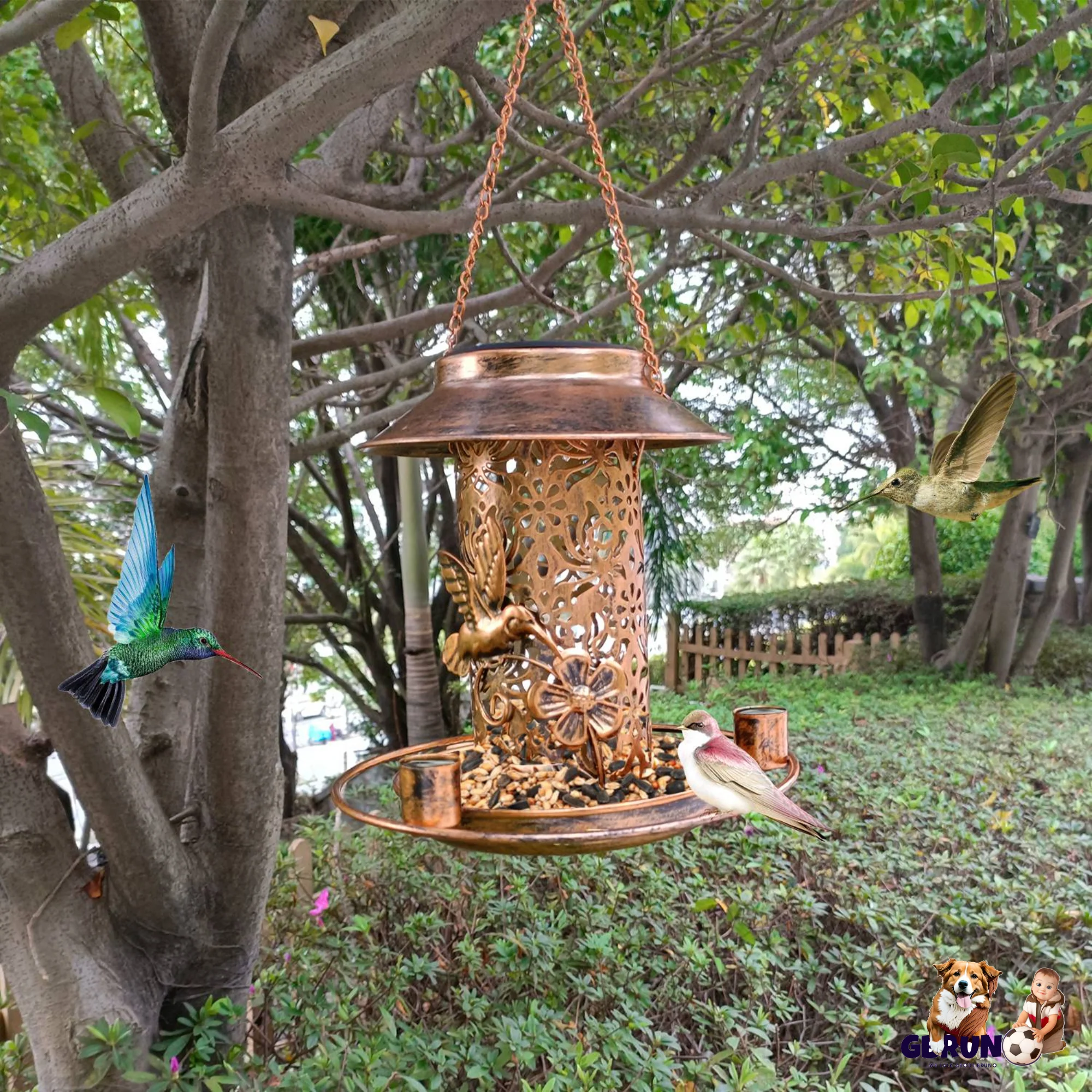 GBruno Solar Bird Feeder - Image 6