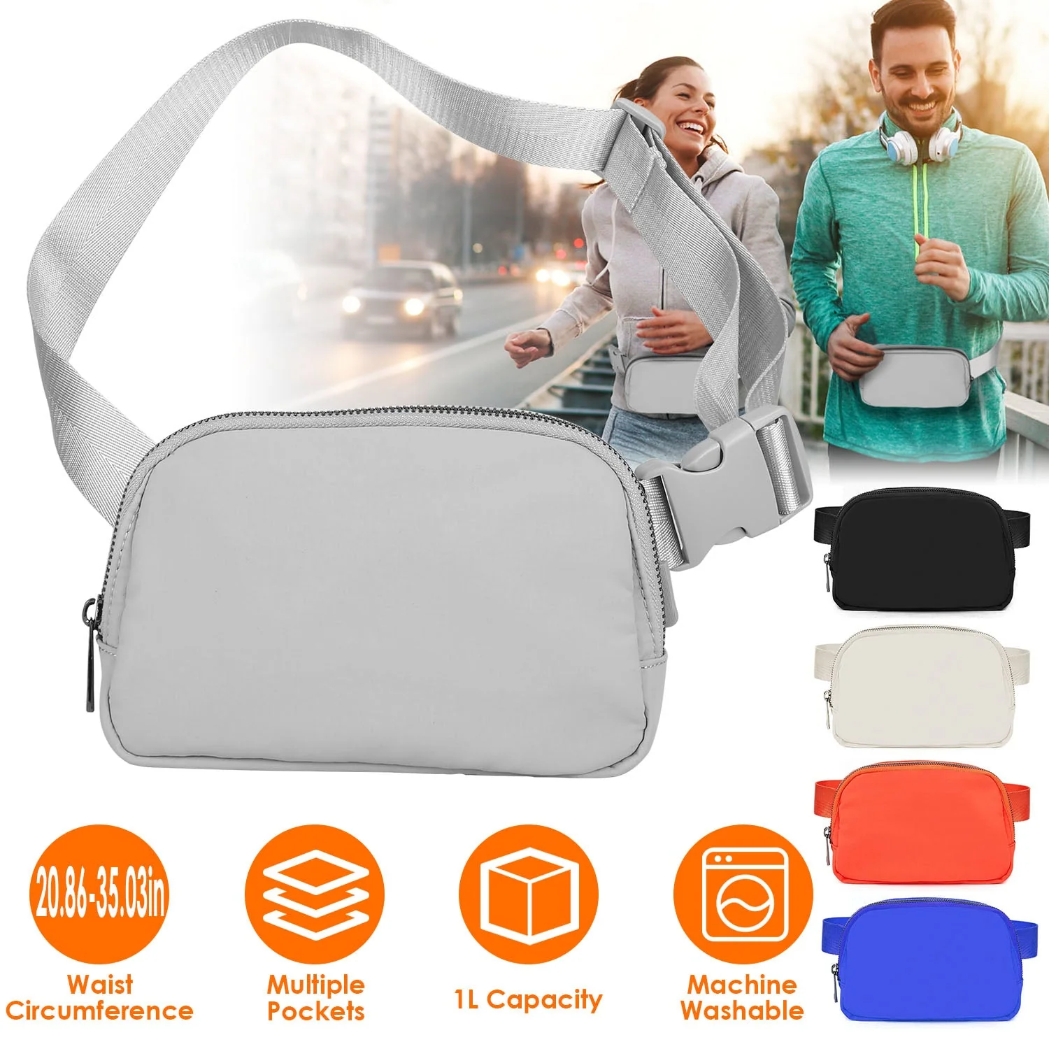 GBruno Sport Fanny Pack Unisex Waist Pouch - Image 2