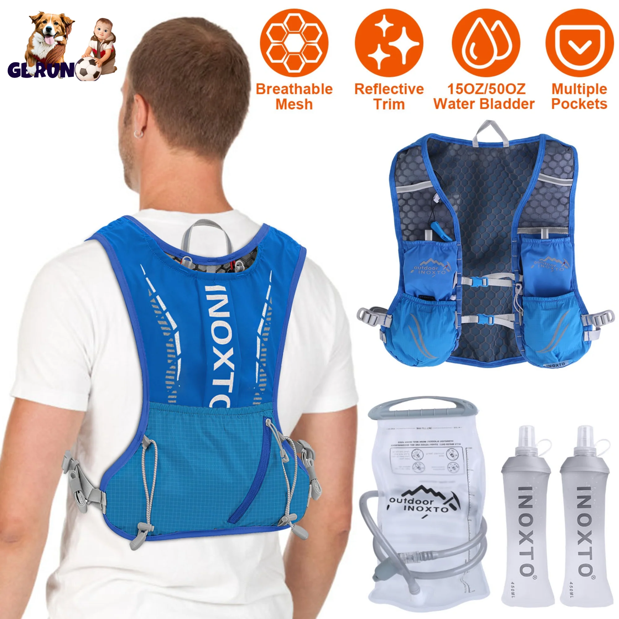 GBruno Sport Hydration Vest - Image 2