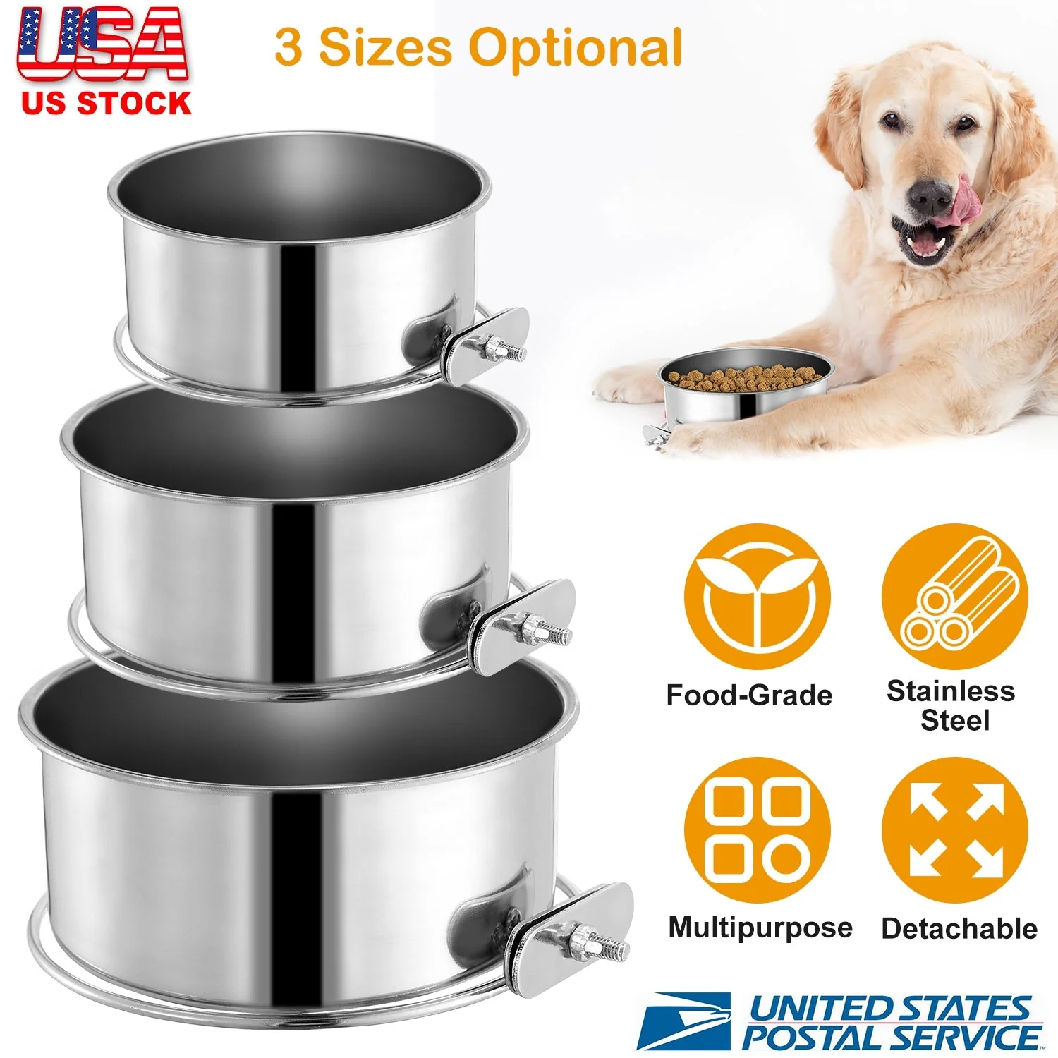 GBruno Stainless Steel Dog Bowl - Image 2