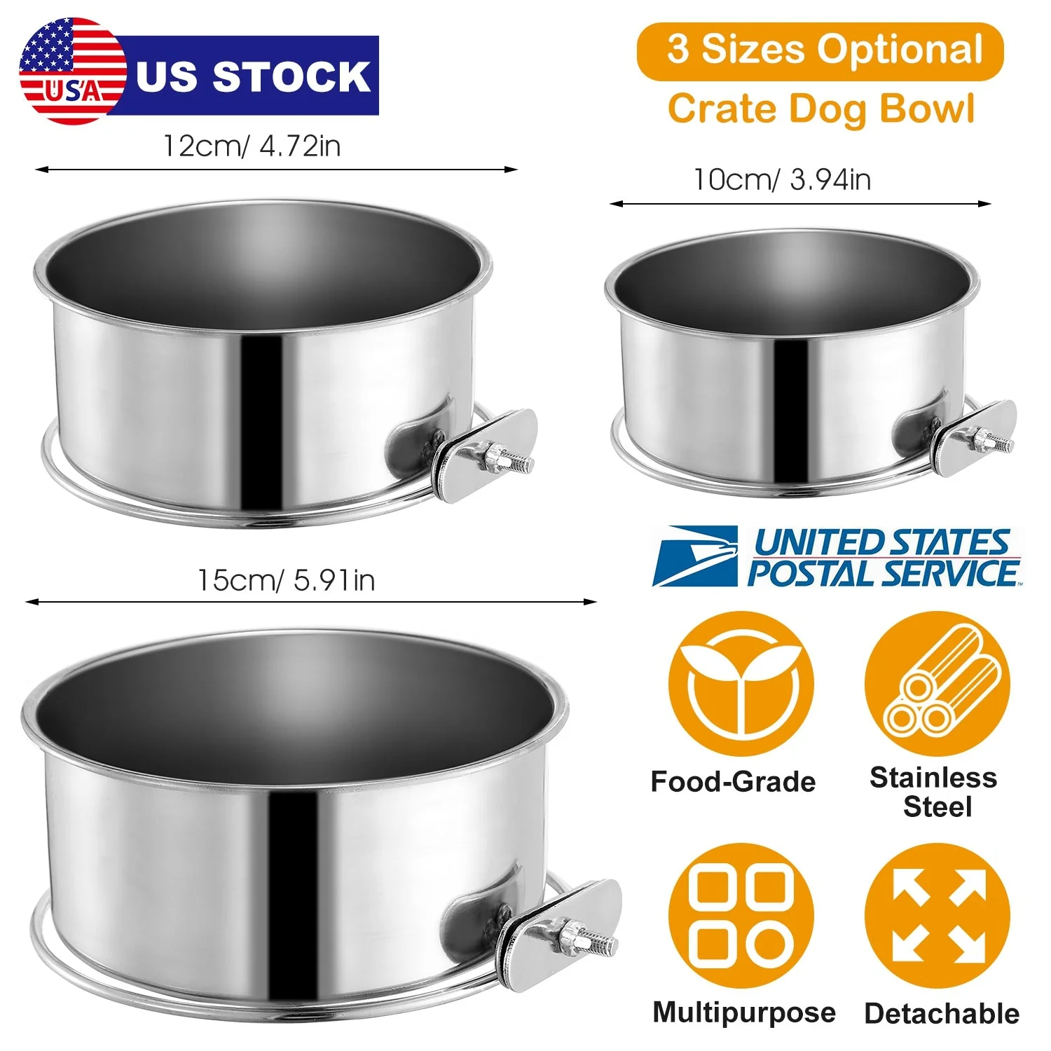 GBruno Stainless Steel Dog Bowl - Image 3