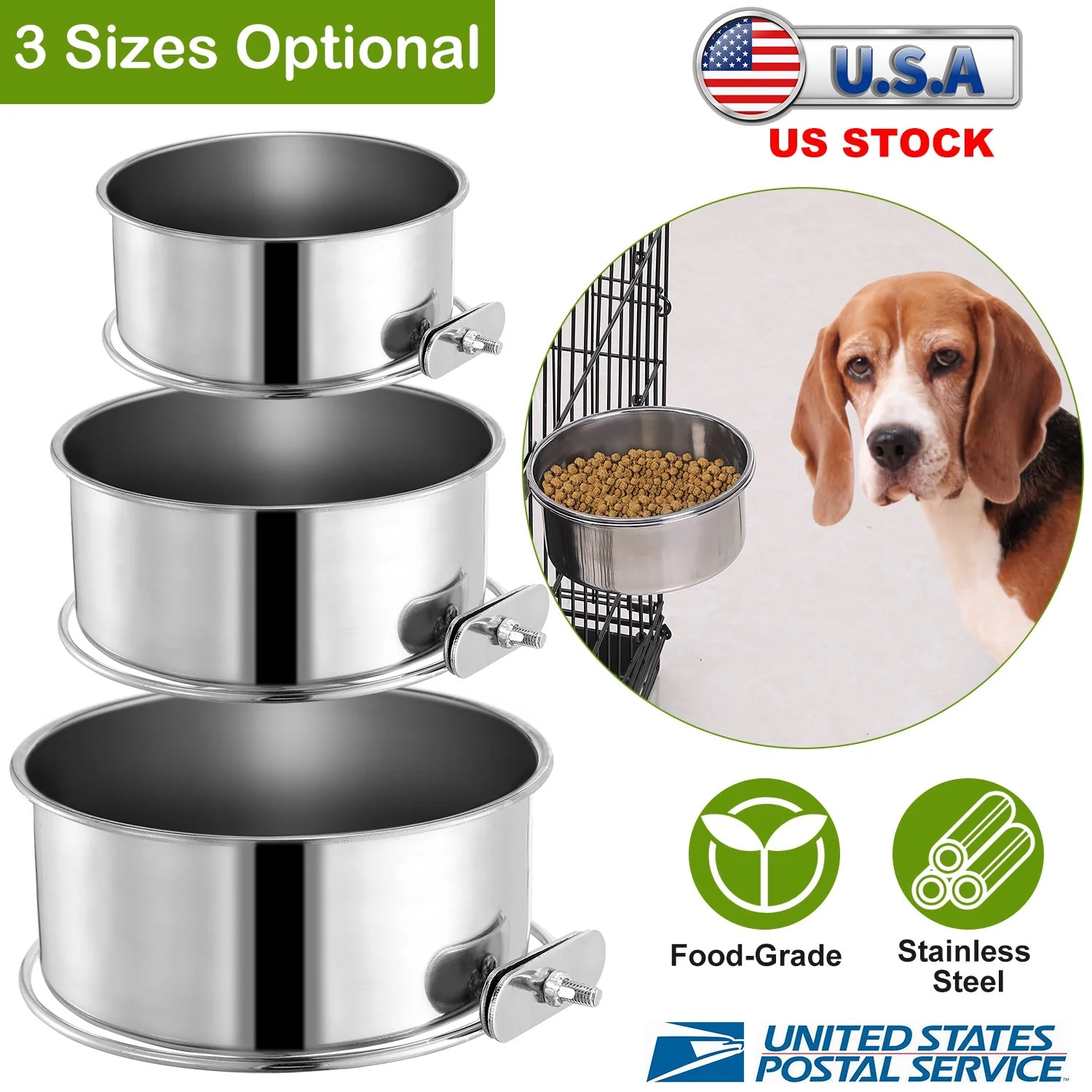 GBruno Stainless Steel Dog Bowl - Image 4