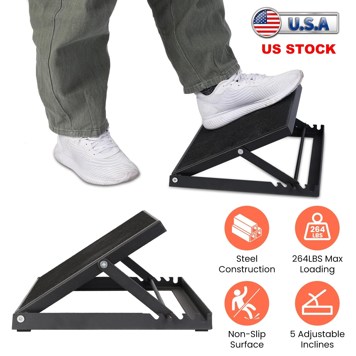 GBruno Steel Calf Stretcher Slant Board - Image 6